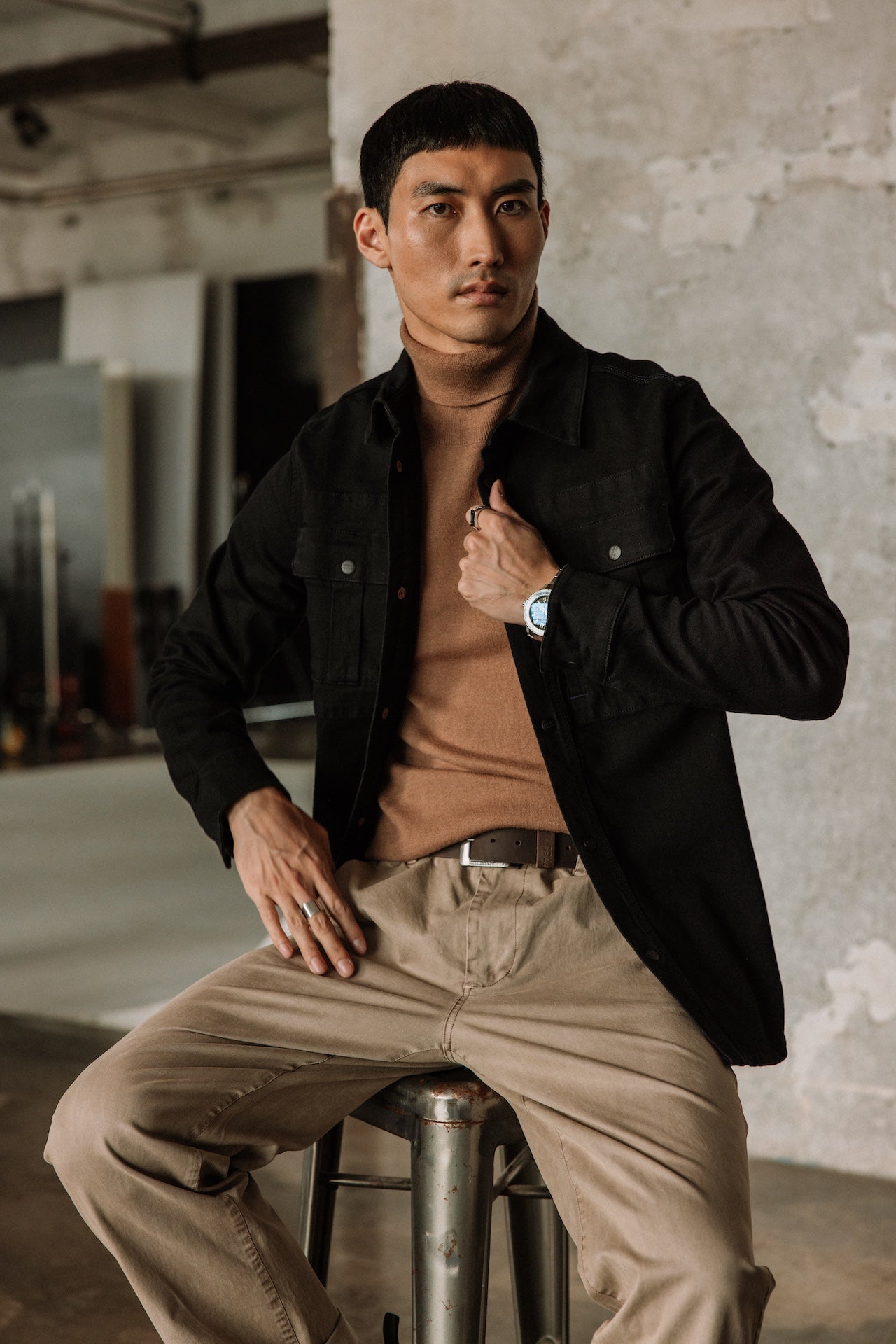 Chaqueta camisera Hombres Marius pitchy | Freeman T. Porter