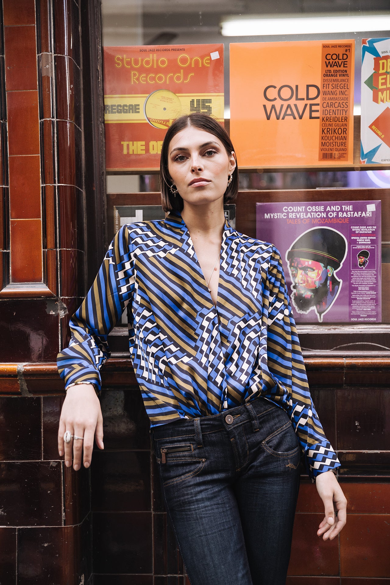 Top manches longues Femme Belona Zag electric blue | Freeman T. Porter
