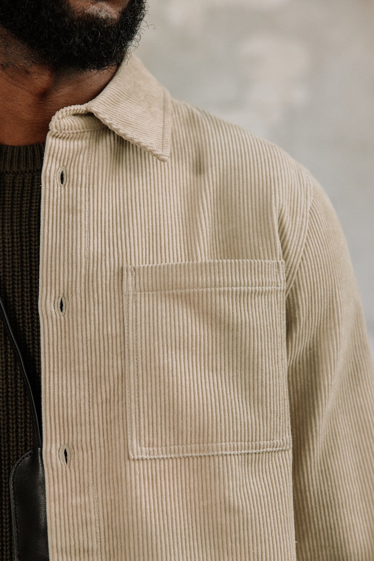 Chemise en velours Hombres Paolo Corduroy abbey stone | Freeman T. Porter