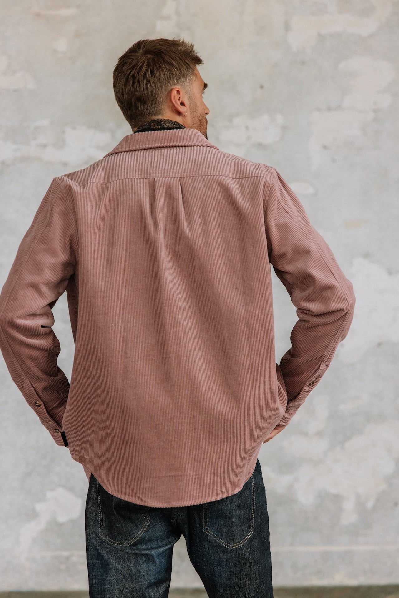 Chemise en velours Hombres Paolo Corduroy lilas | Freeman T. Porter