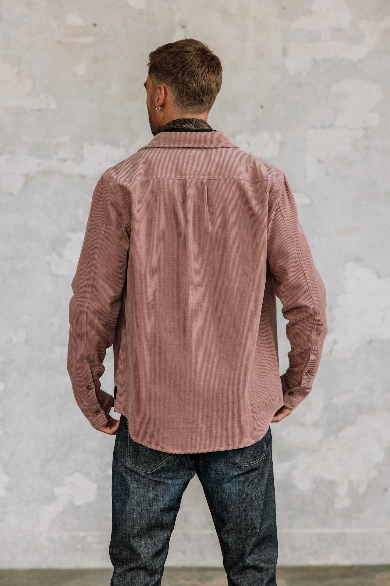 Chemise en velours Hombres Paolo Corduroy lilas | Freeman T. Porter
