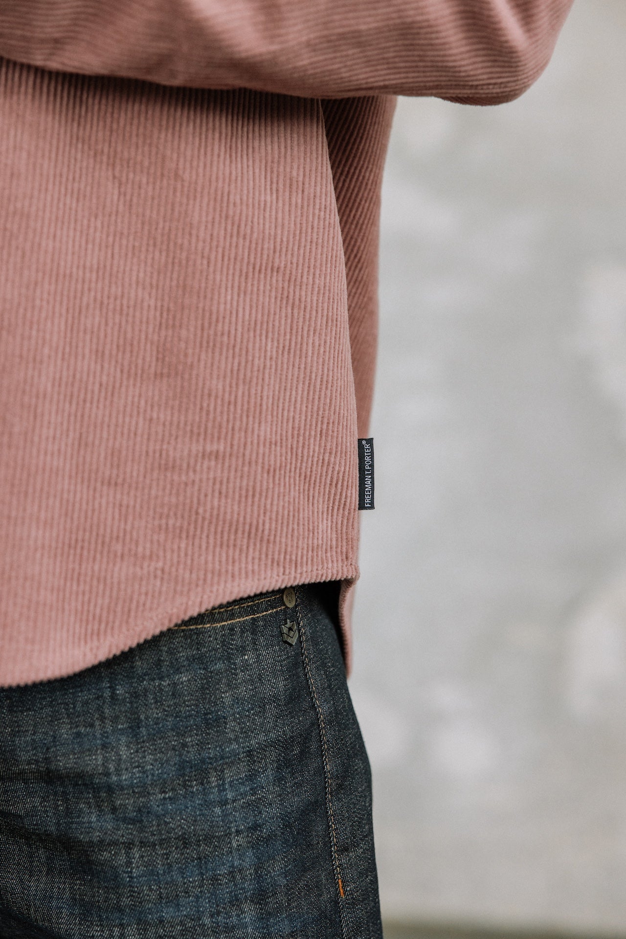 Chemise en velours Hombres Paolo Corduroy lilas | Freeman T. Porter