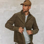 Corduroy shirt Men Paolo Corduroy olive night | Freeman T. Porter
