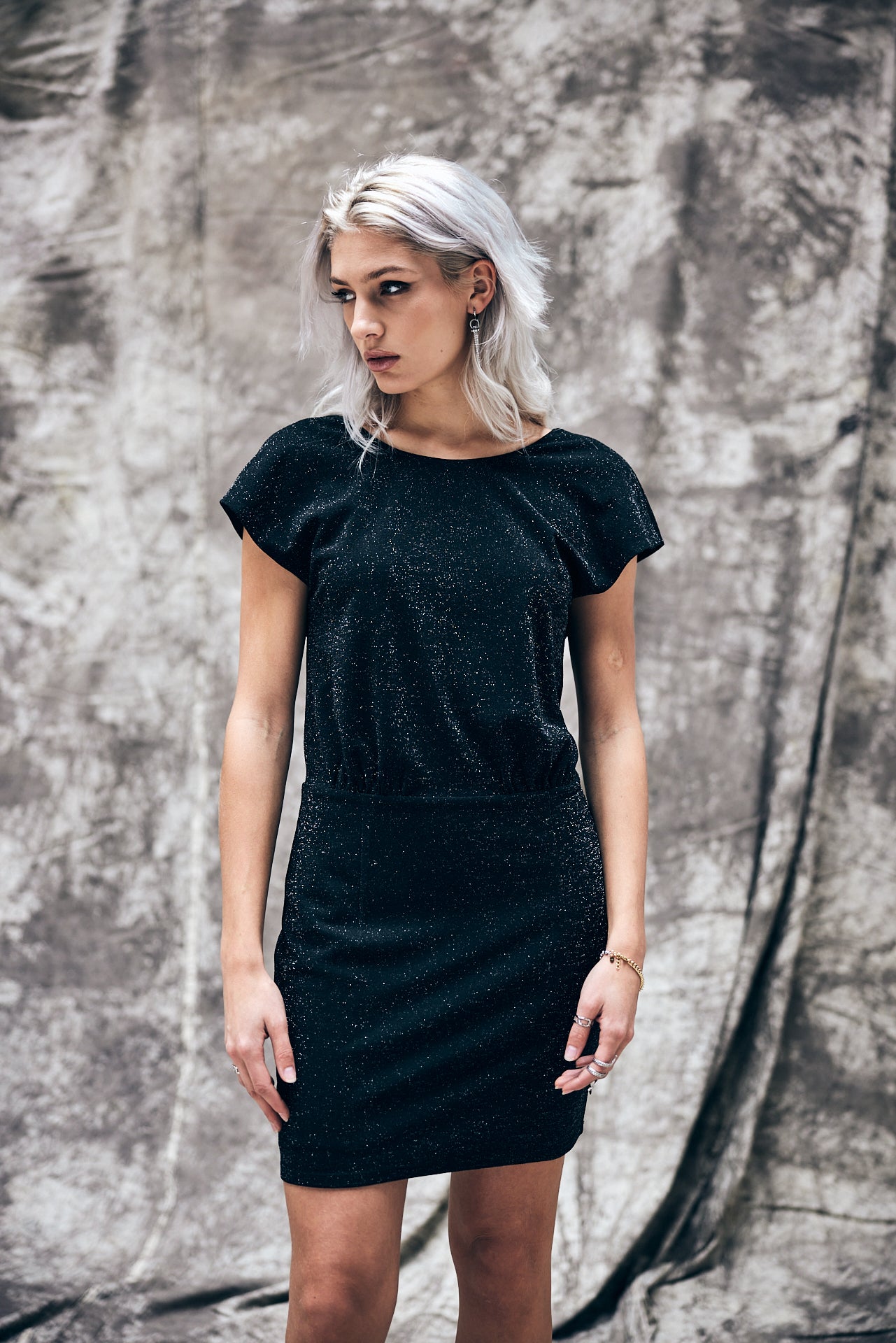 Robe courte Frau Ratilla black | Freeman T. Porter