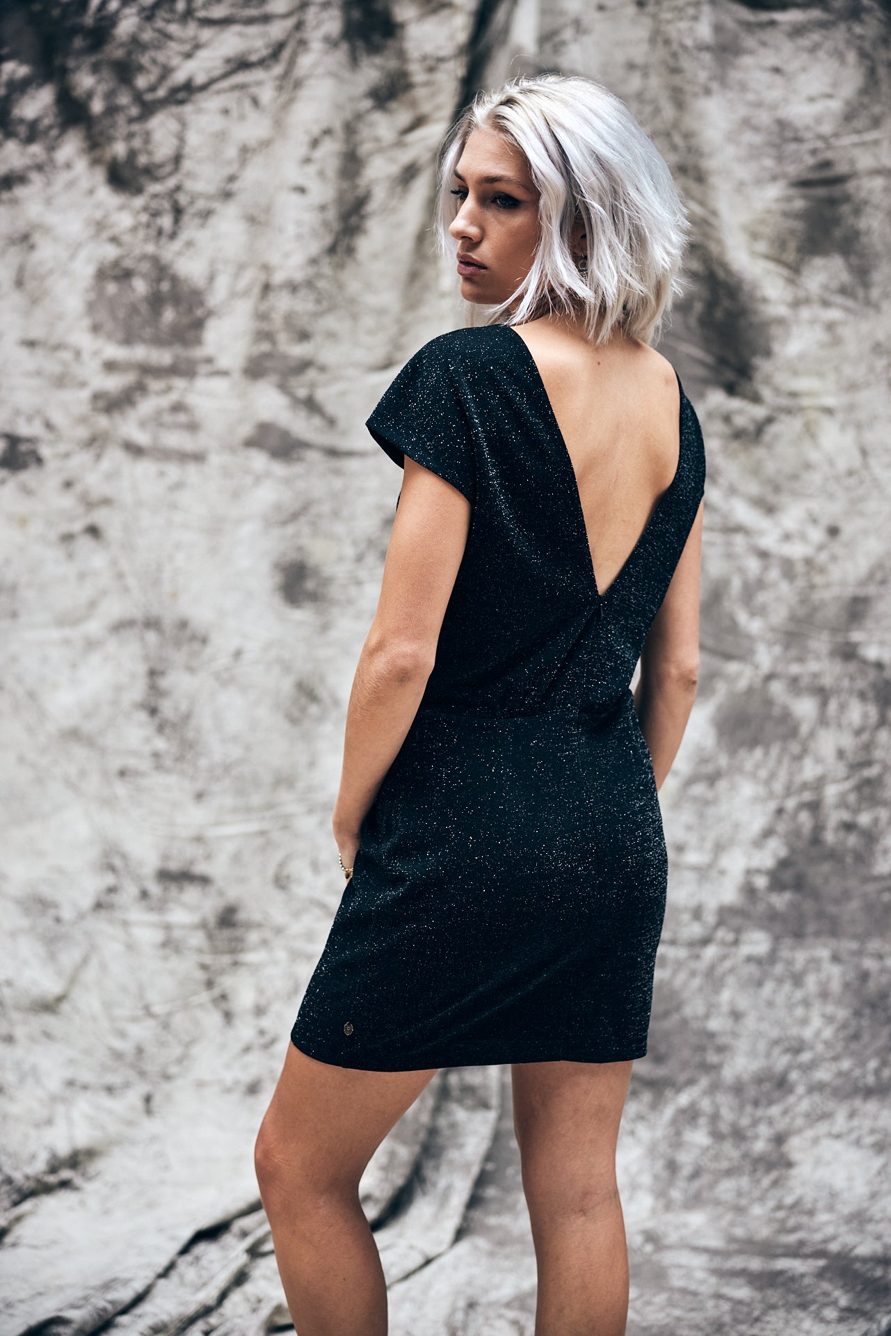 Robe courte Frau Ratilla black | Freeman T. Porter