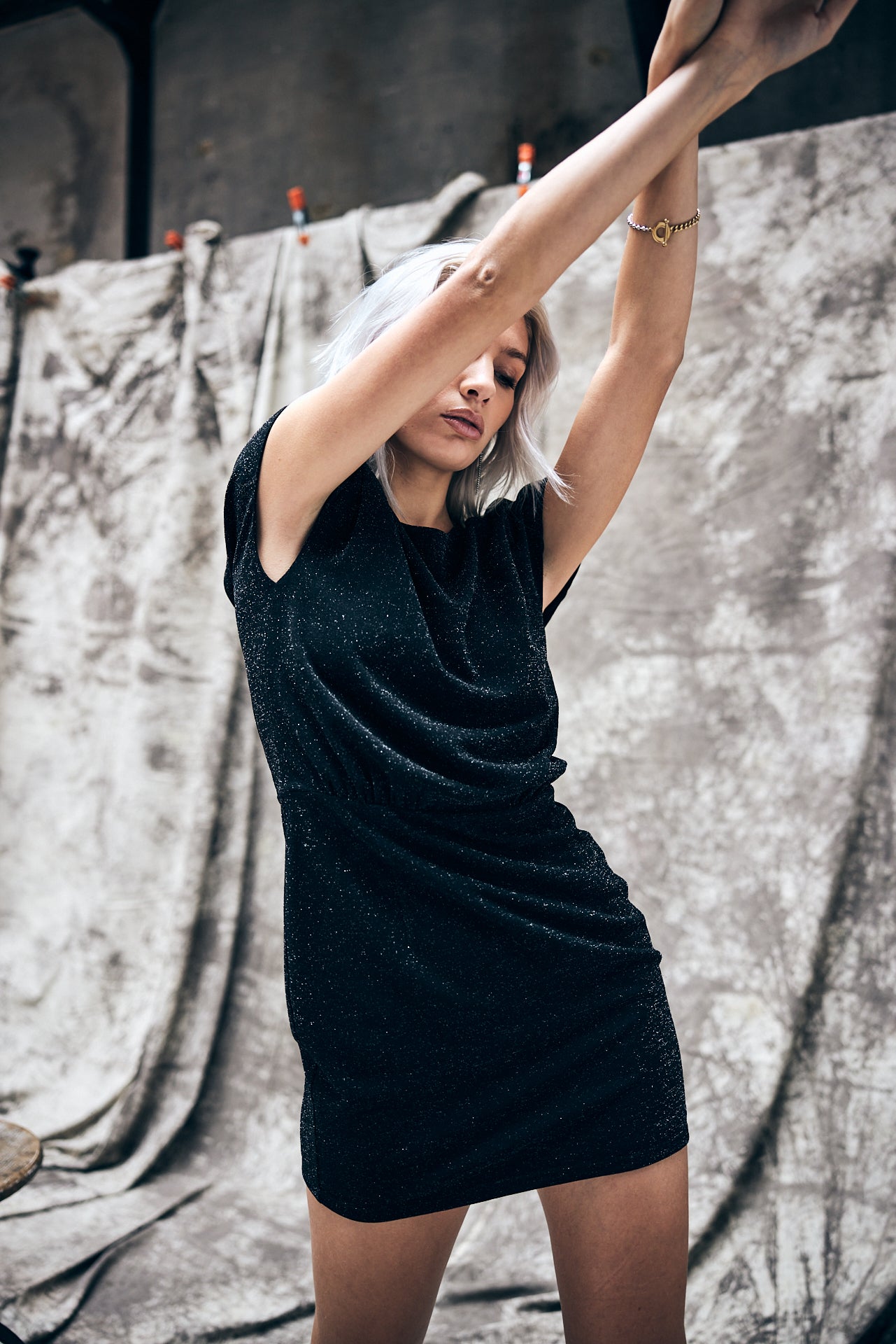 Robe courte Frau Ratilla black | Freeman T. Porter