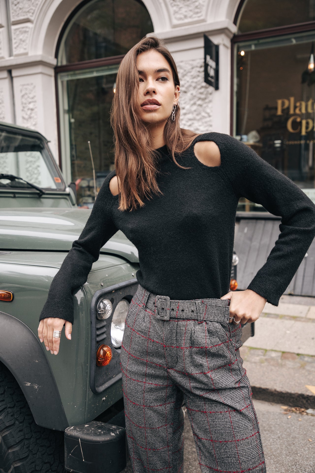Pull manches longues Femme Perelle black | Freeman T. Porter
