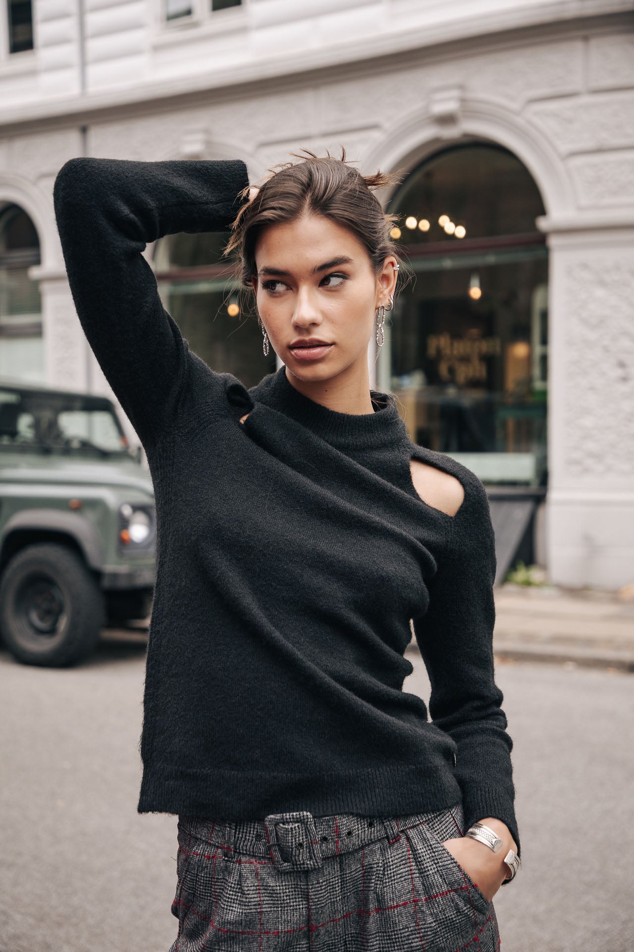 Pull manches longues Femme Perelle black | Freeman T. Porter