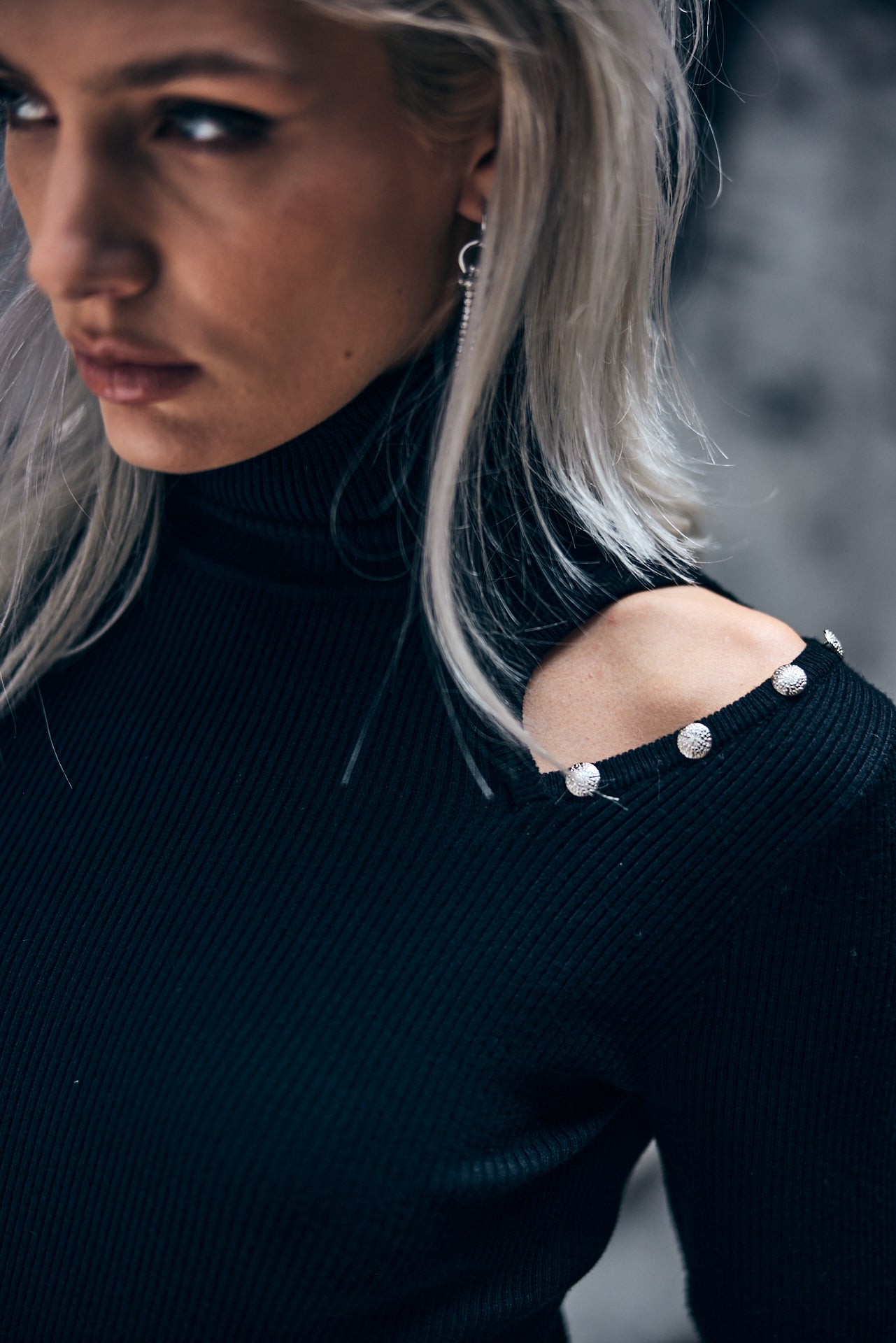 Pull col roulé Woman Prentice black | Freeman T. Porter