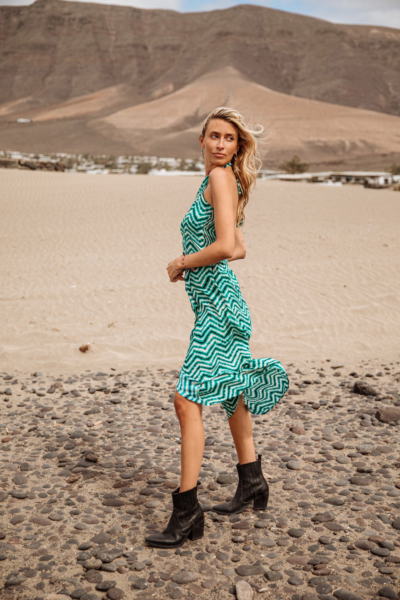 Jupe longue Femme Jopine Dunely aqua sea | Freeman T. Porter