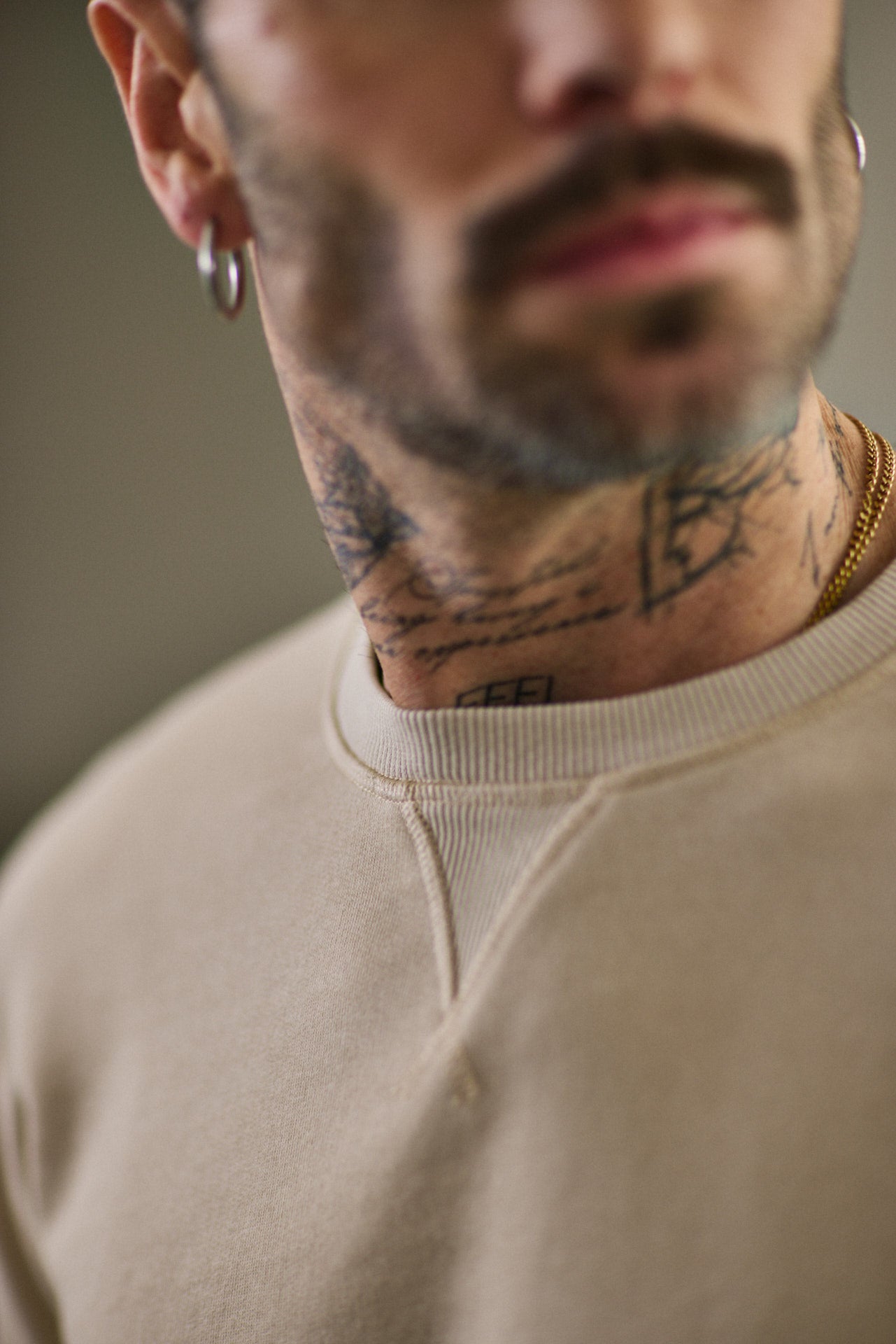 Sweat col rond Homme Baton Snug overcast | Freeman T. Porter