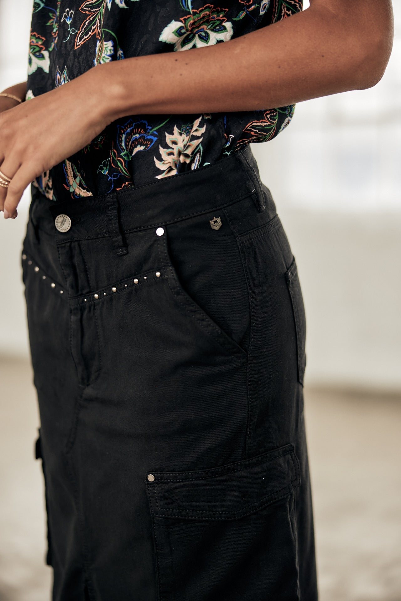 Jupe cargo Femme Welby Jazz black | Freeman T. Porter