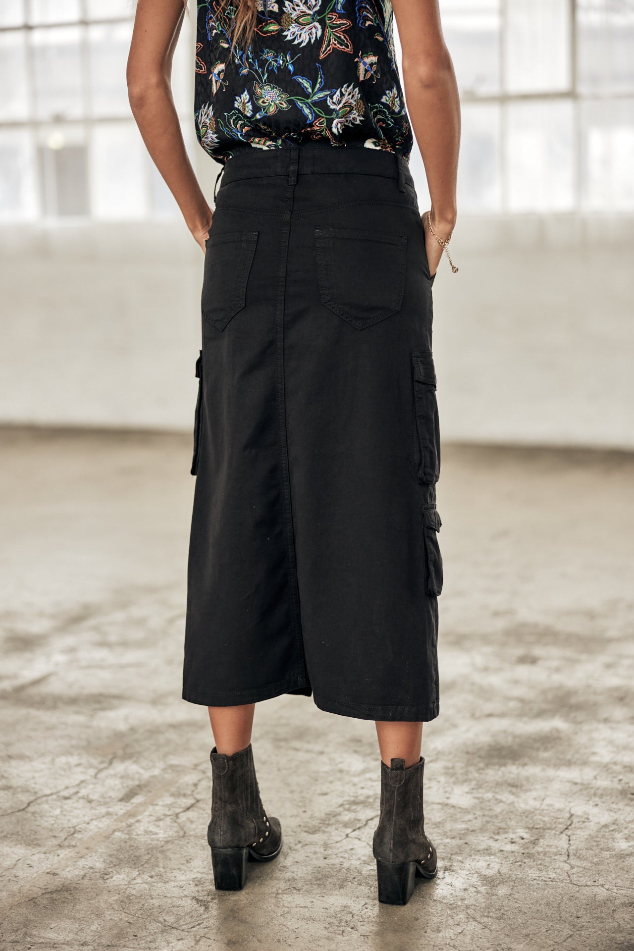 Jupe cargo Femme Welby Jazz black | Freeman T. Porter