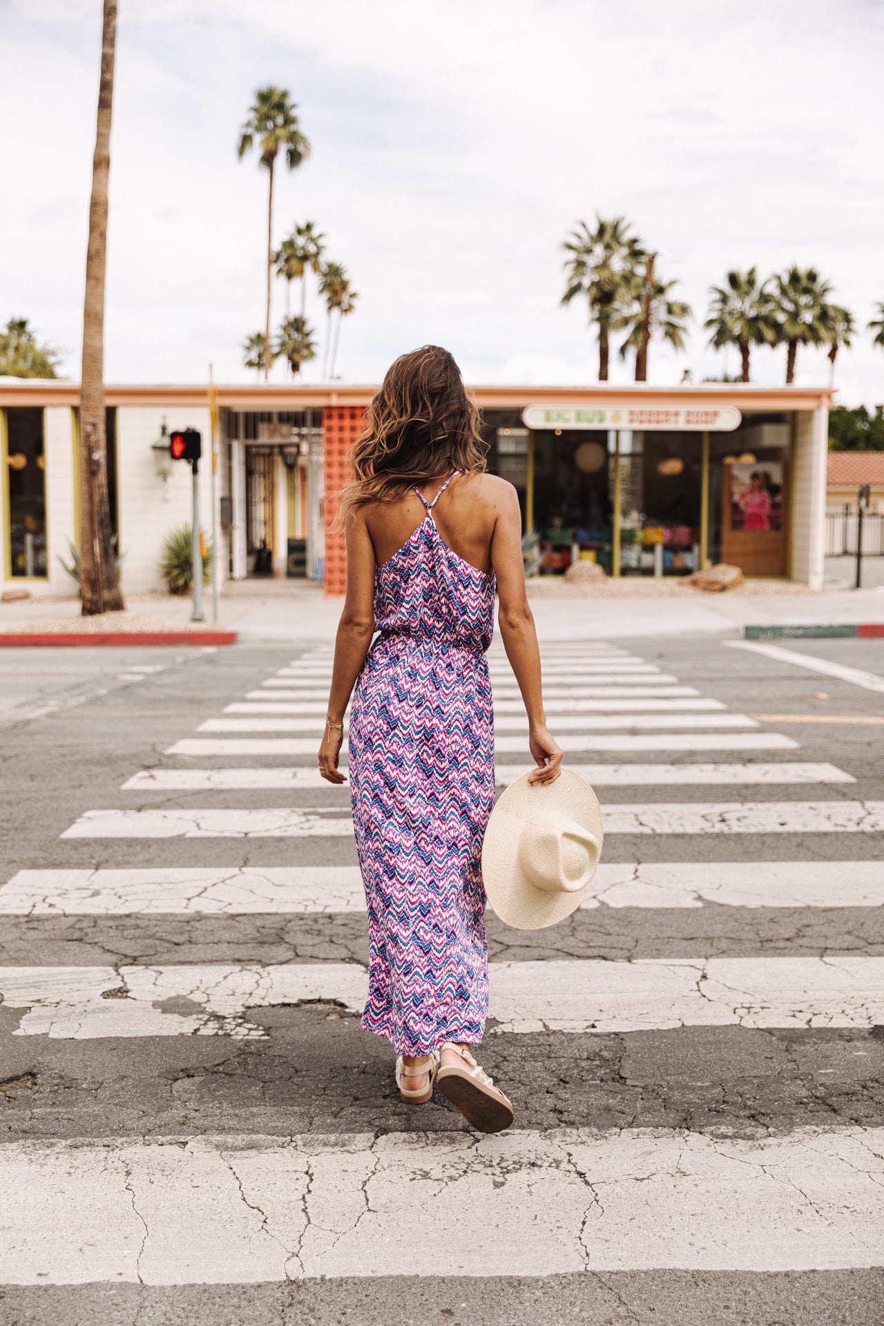 Robe longue Mujer Raelle Etnico blue | Freeman T. Porter