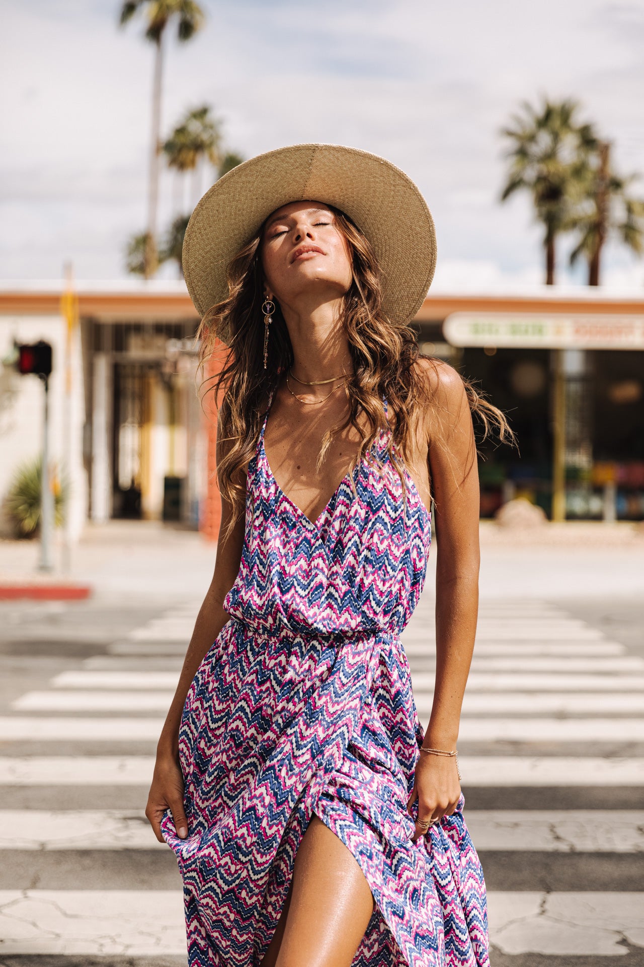 Robe longue Frau Raelle Etnico blue | Freeman T. Porter