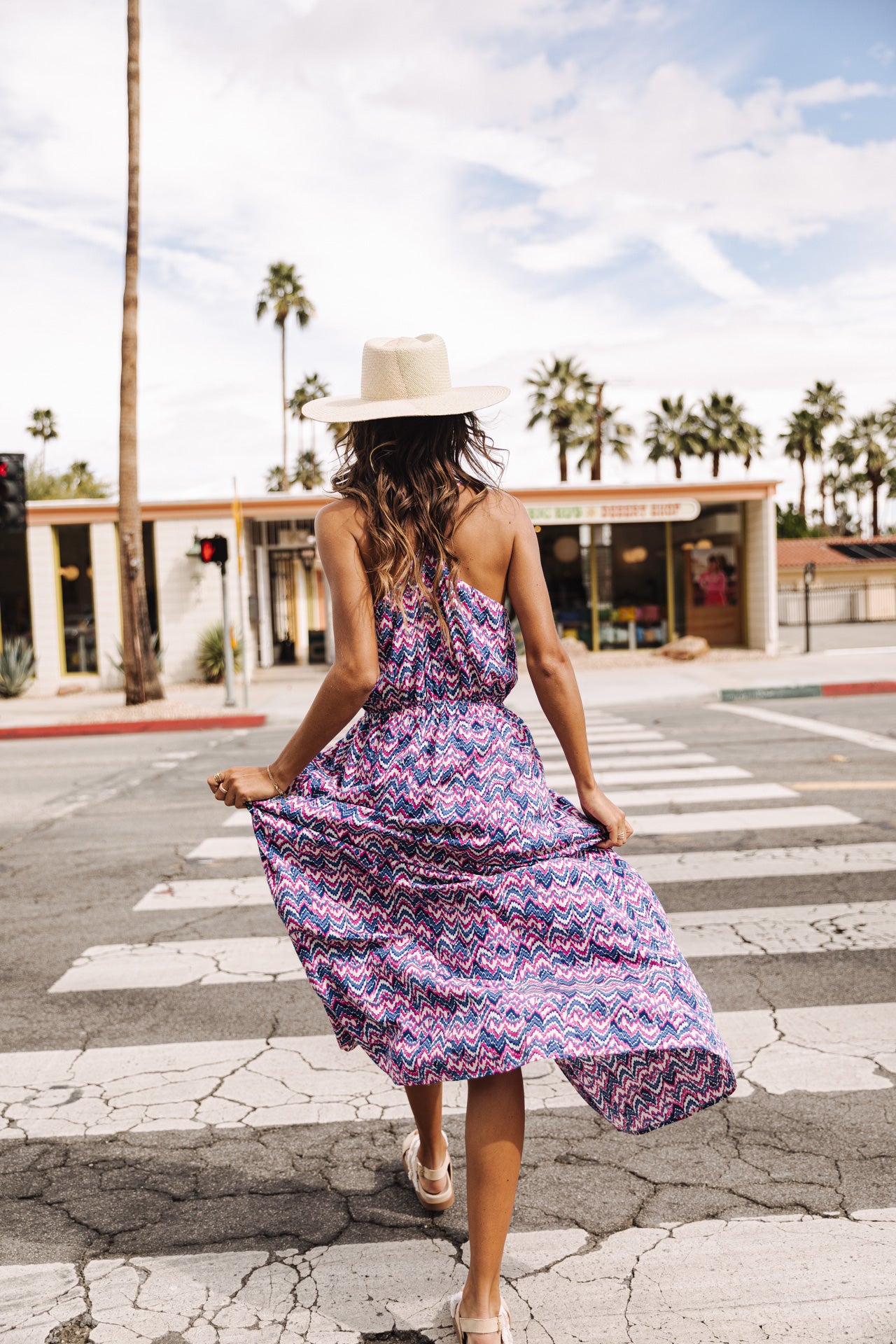 Robe longue Frau Raelle Etnico blue | Freeman T. Porter