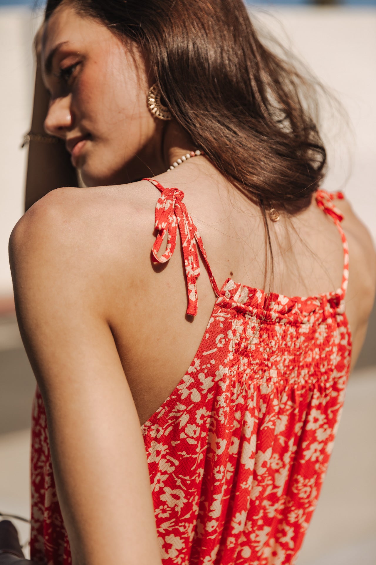 Robe à bretelles Femme Raffine Daisy fiesta red | Freeman T. Porter