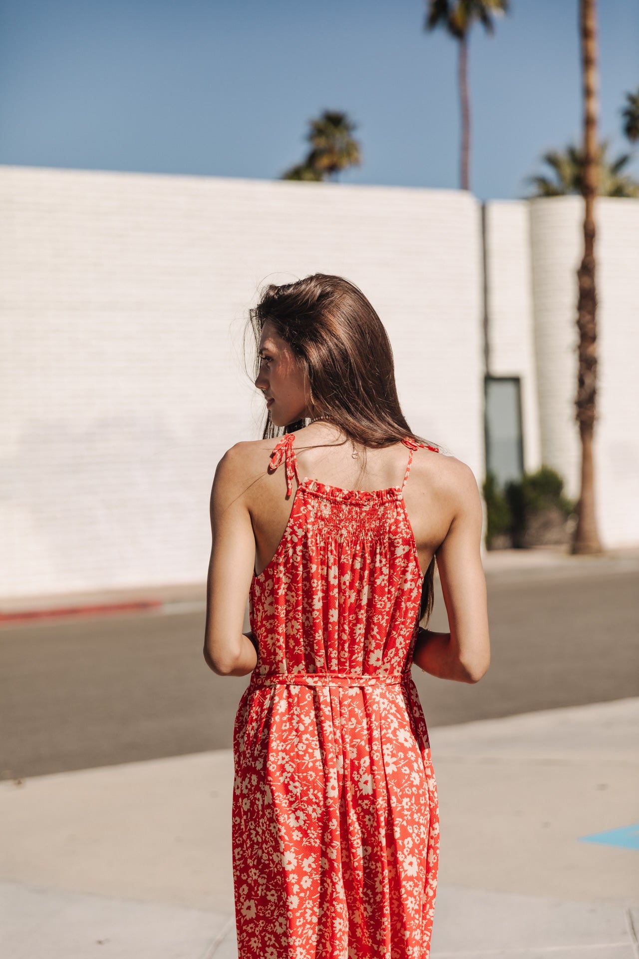 Robe à bretelles Femme Raffine Daisy fiesta red | Freeman T. Porter