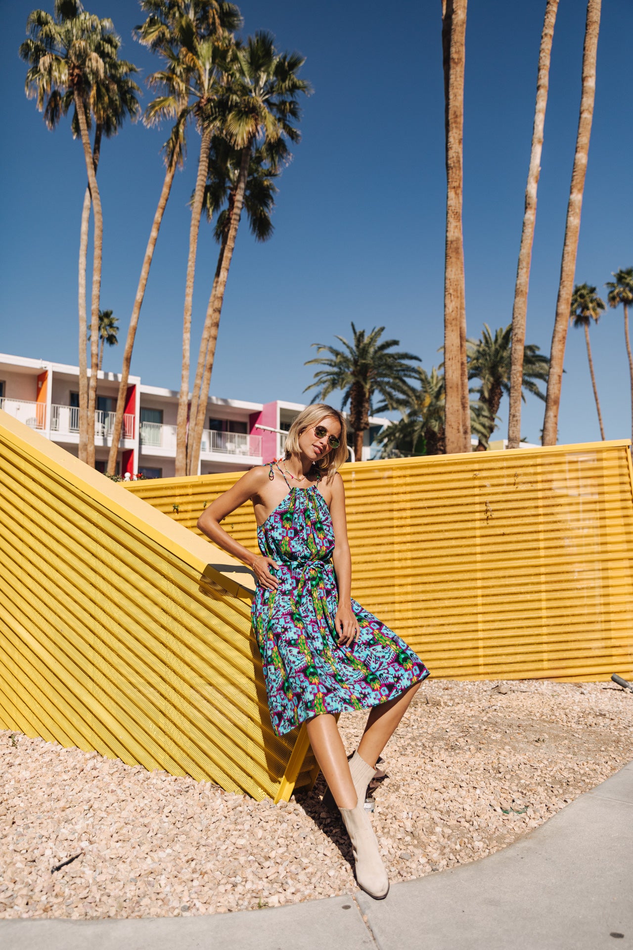 Robe courte bretelles Frau Raffine Soweto original | Freeman T. Porter