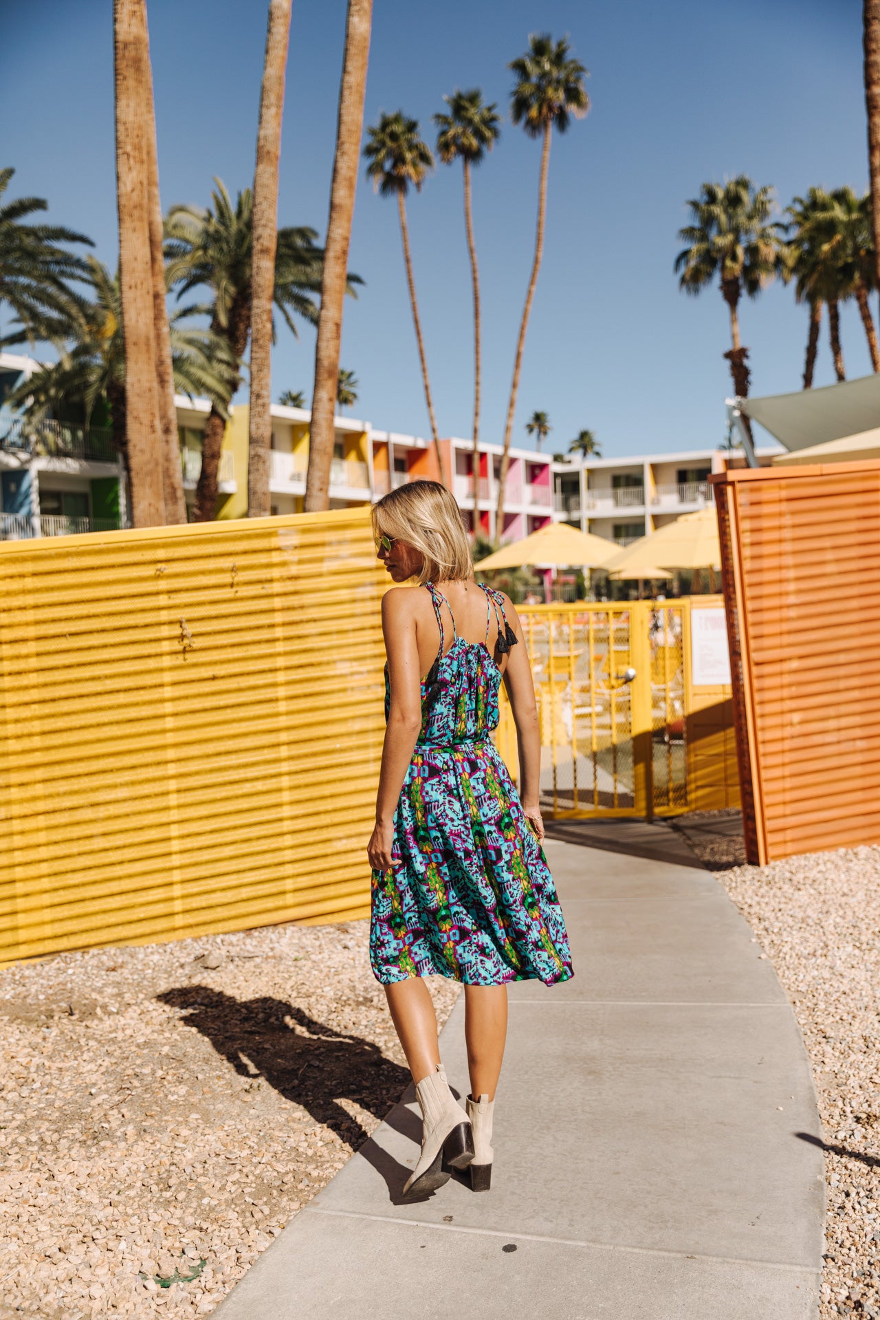 Robe courte bretelles Frau Raffine Soweto original | Freeman T. Porter