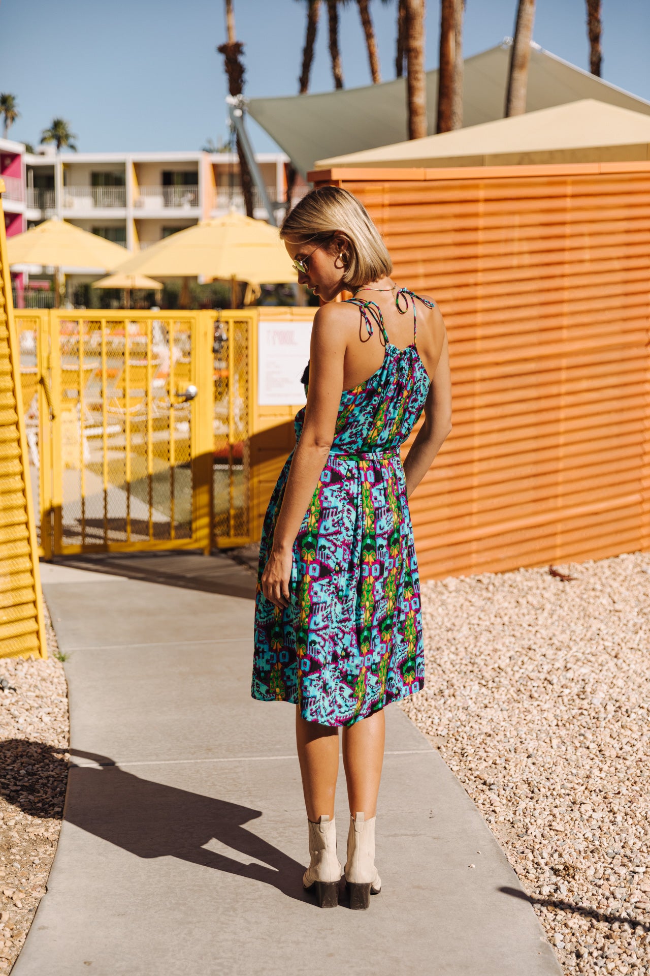 Robe courte bretelles Frau Raffine Soweto original | Freeman T. Porter