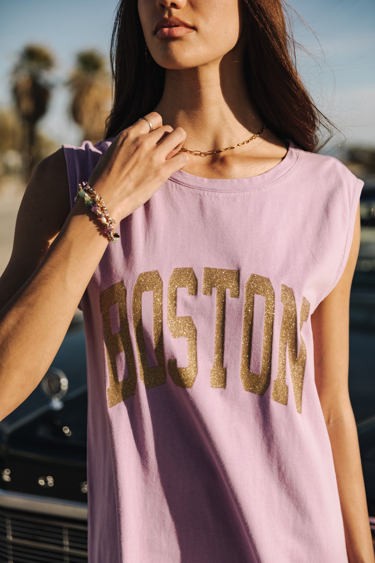 Robe longue Frau Reave Boston lavender | Freeman T. Porter