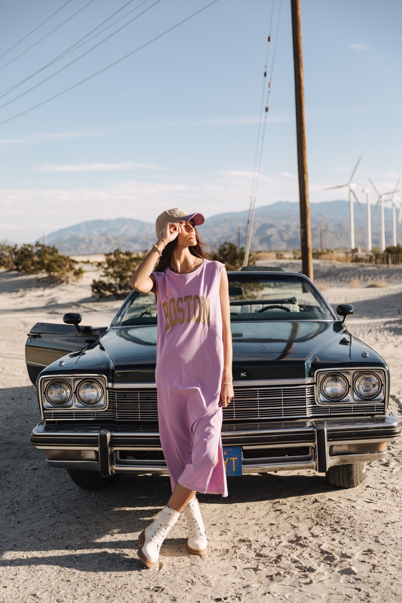 Robe longue Frau Reave Boston lavender | Freeman T. Porter
