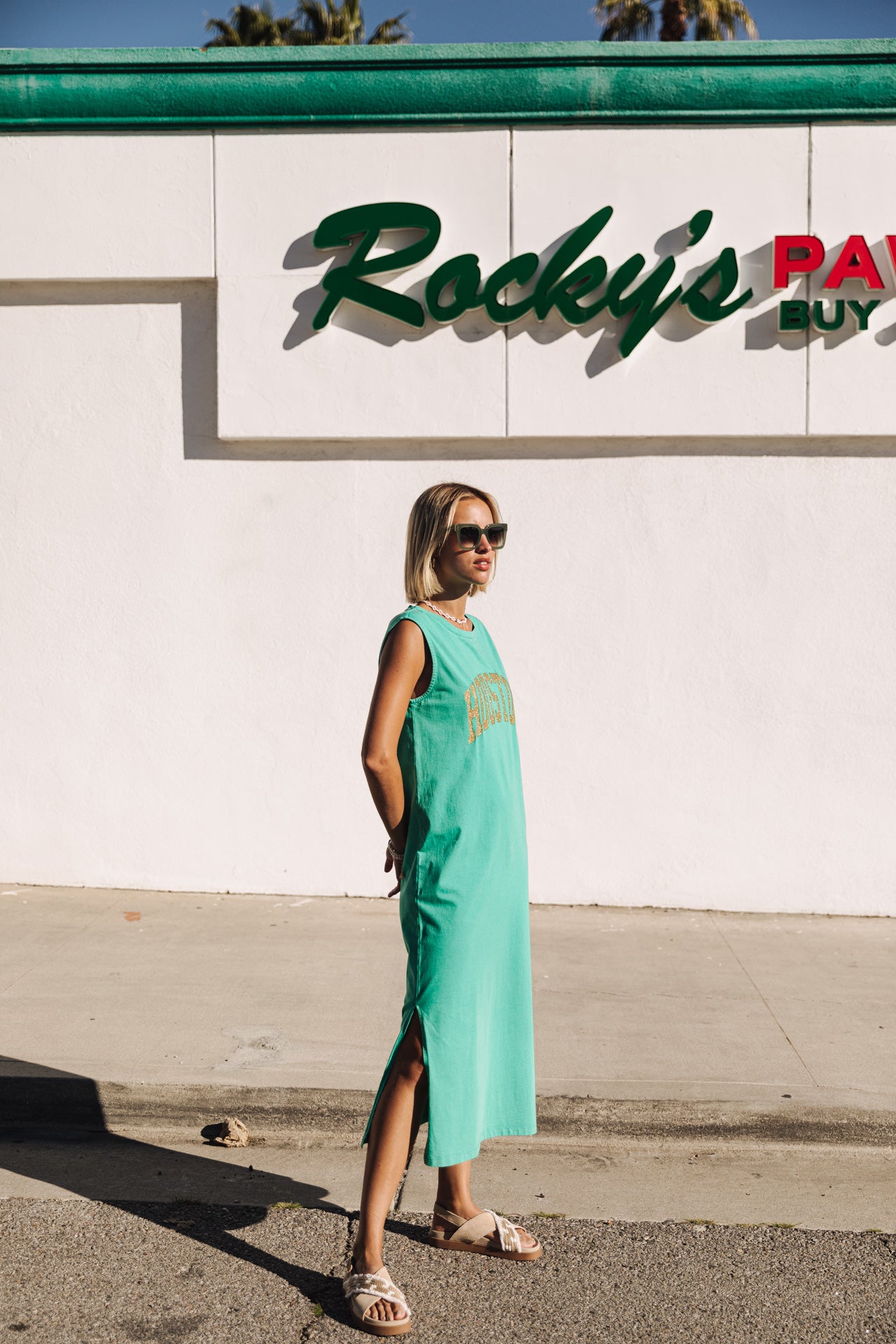Robe longue Femme Reave Houston emerald | Freeman T. Porter
