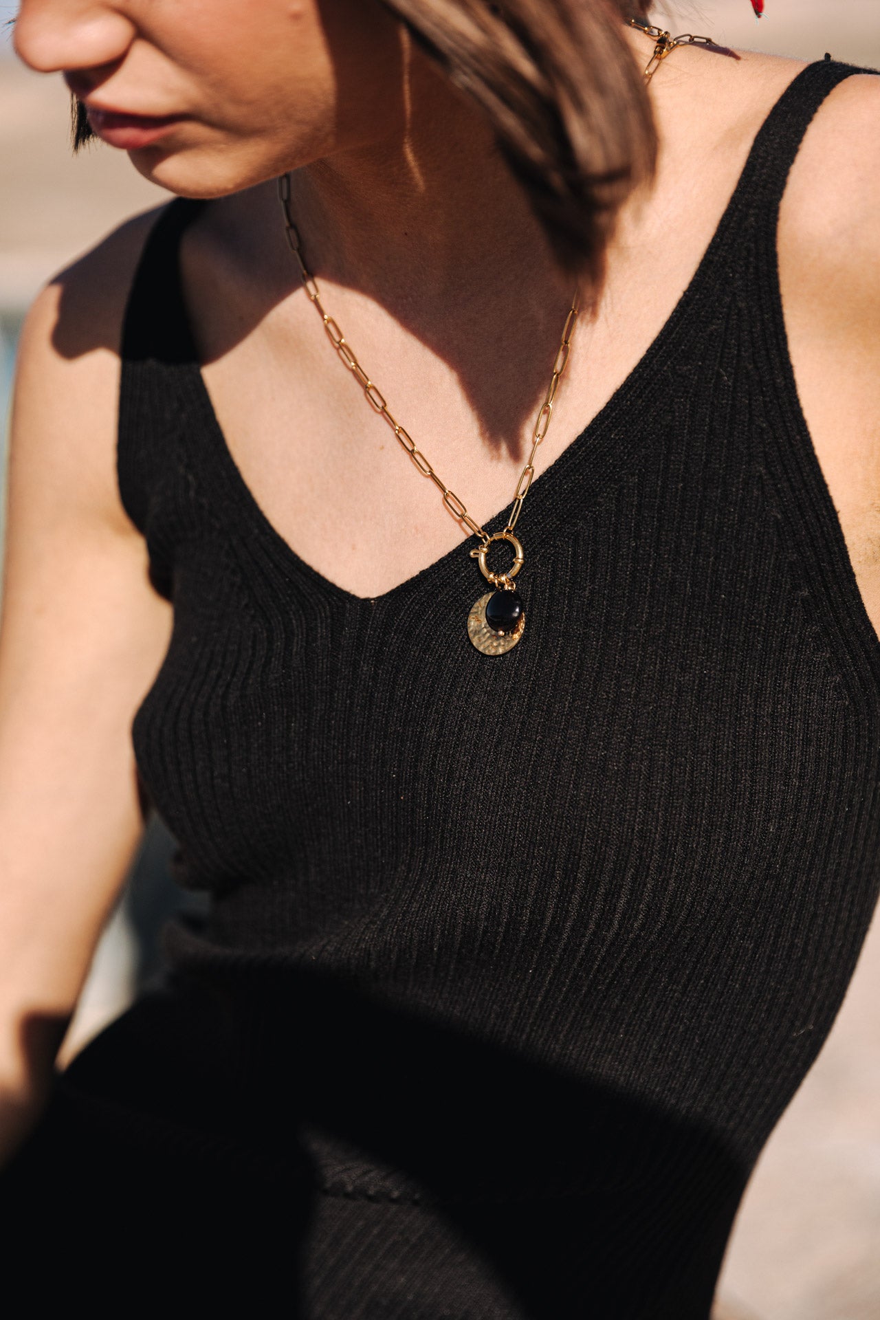 Robe maille Femme Ribea Rib black | Freeman T. Porter