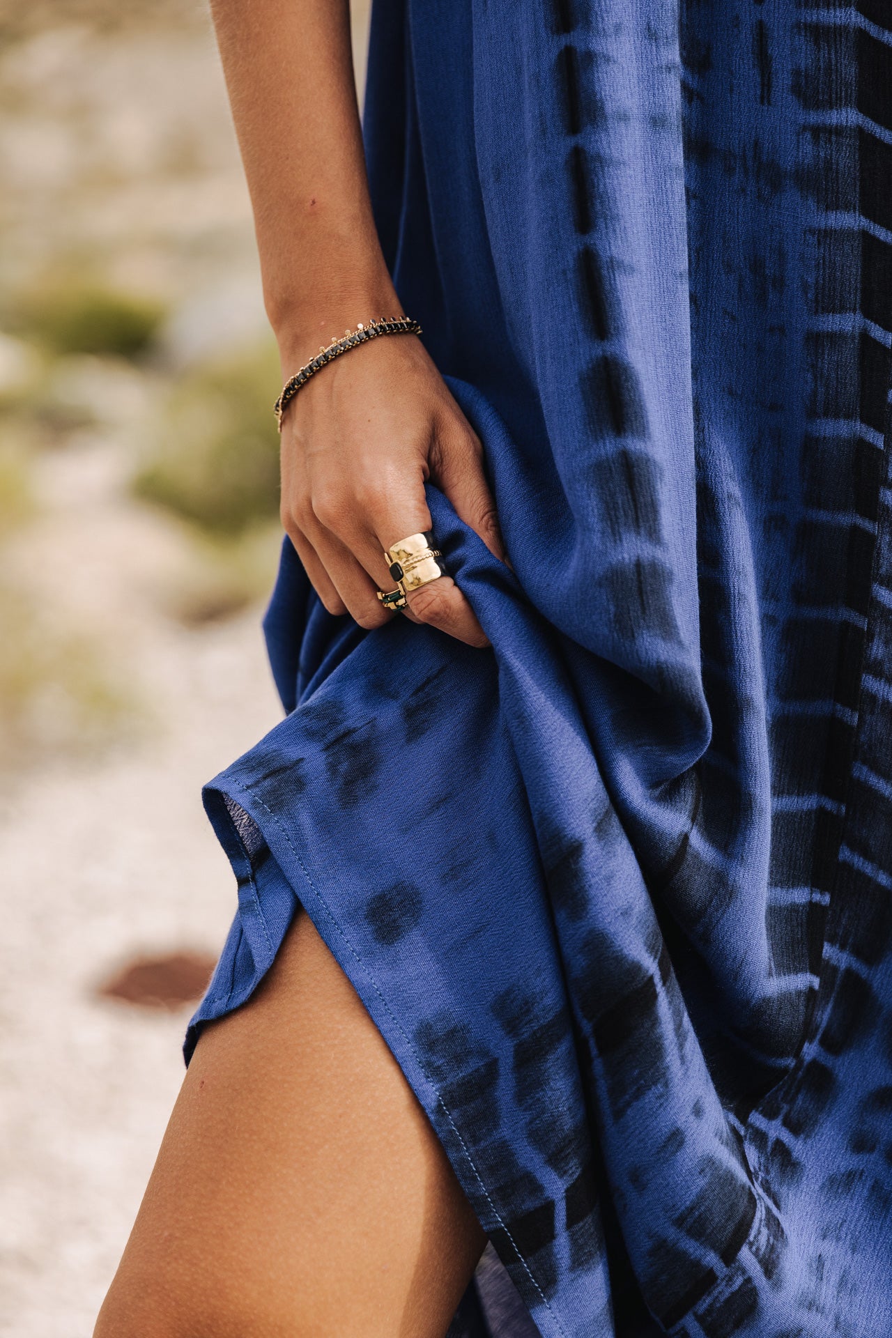 Robe longue Femme Reeda Tie & Dye surf the web | Freeman T. Porter
