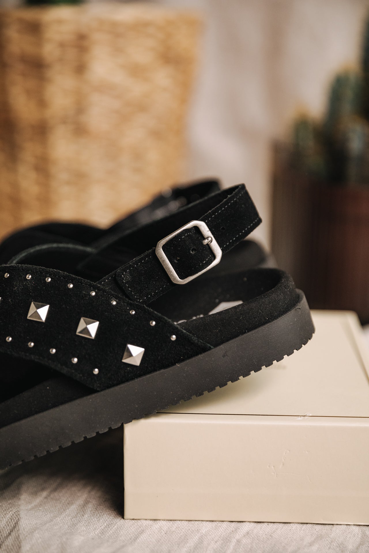 Sandales Woman Jule Suede black | Freeman T. Porter