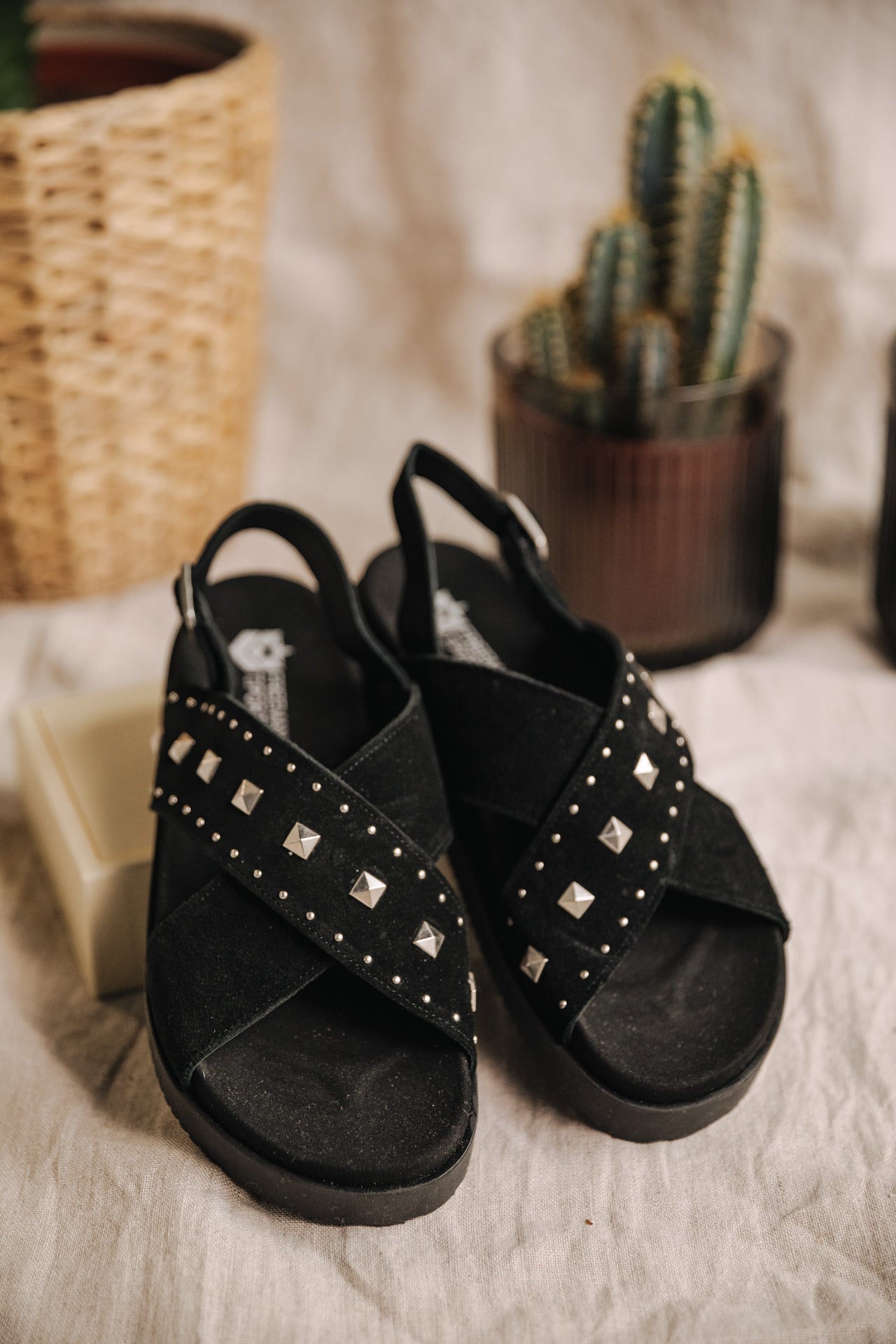 Sandales Femme Jule Suede black | Freeman T. Porter