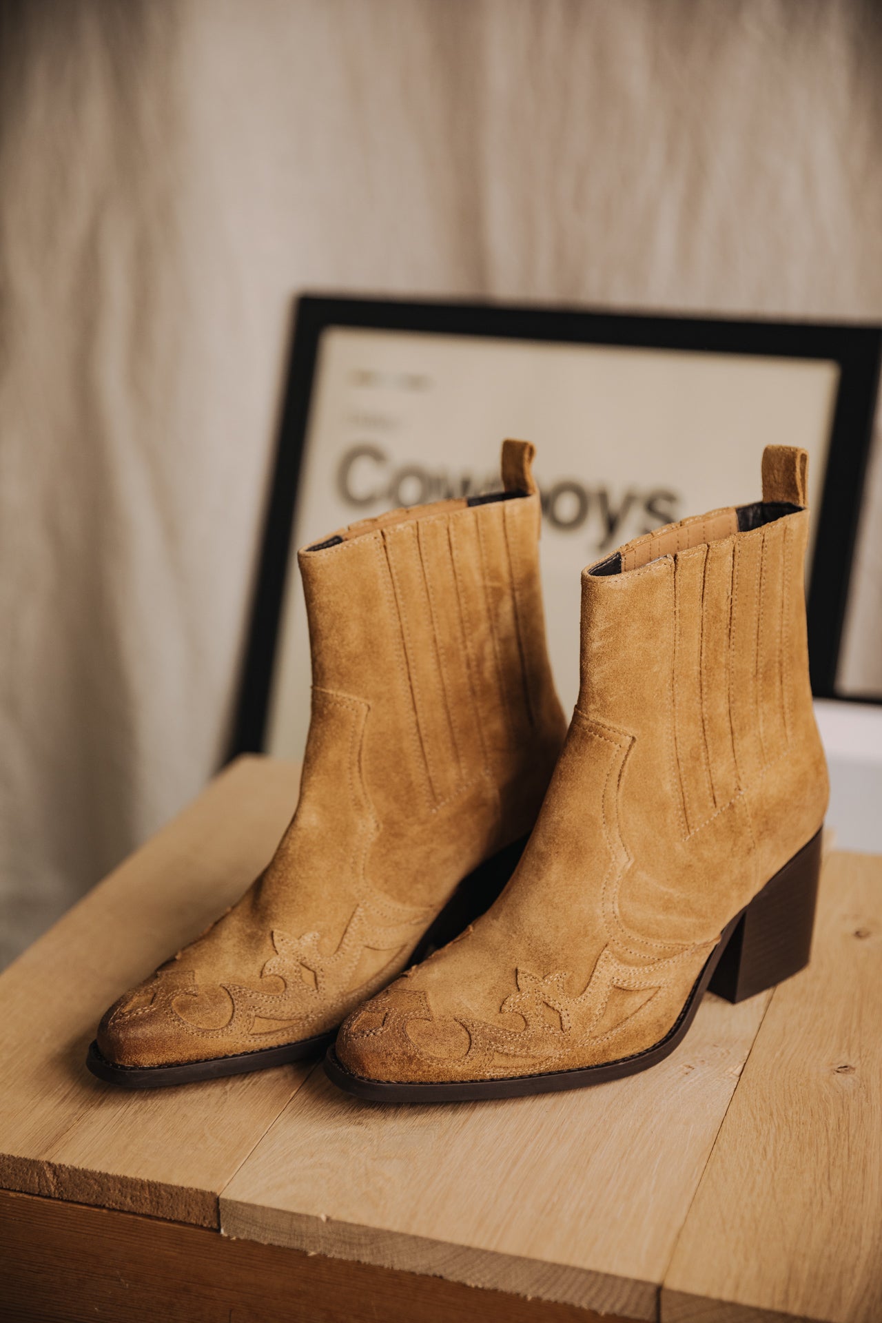 Boots Femme Teresa Flame cognac | Freeman T. Porter