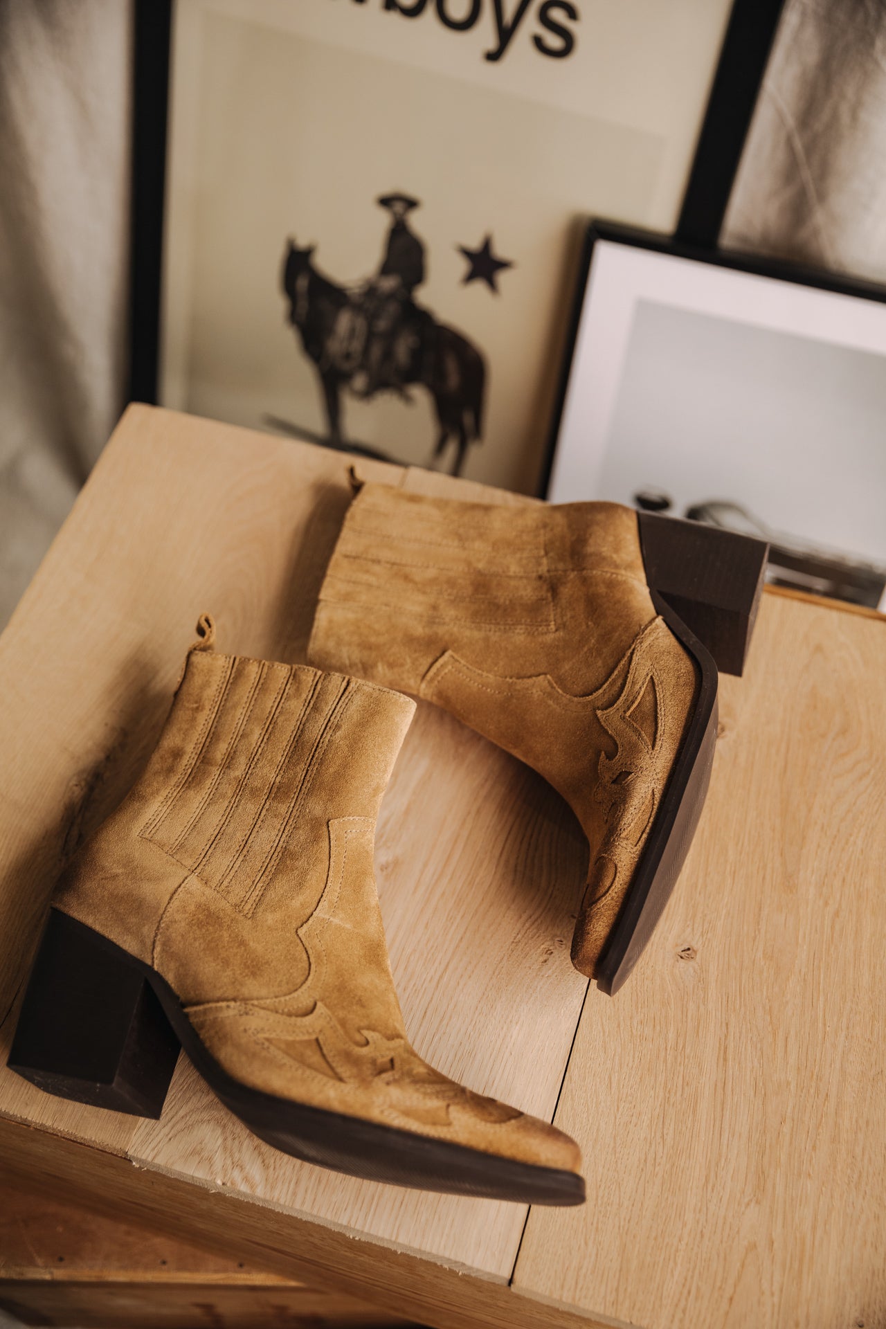 Boots Femme Teresa Flame cognac | Freeman T. Porter