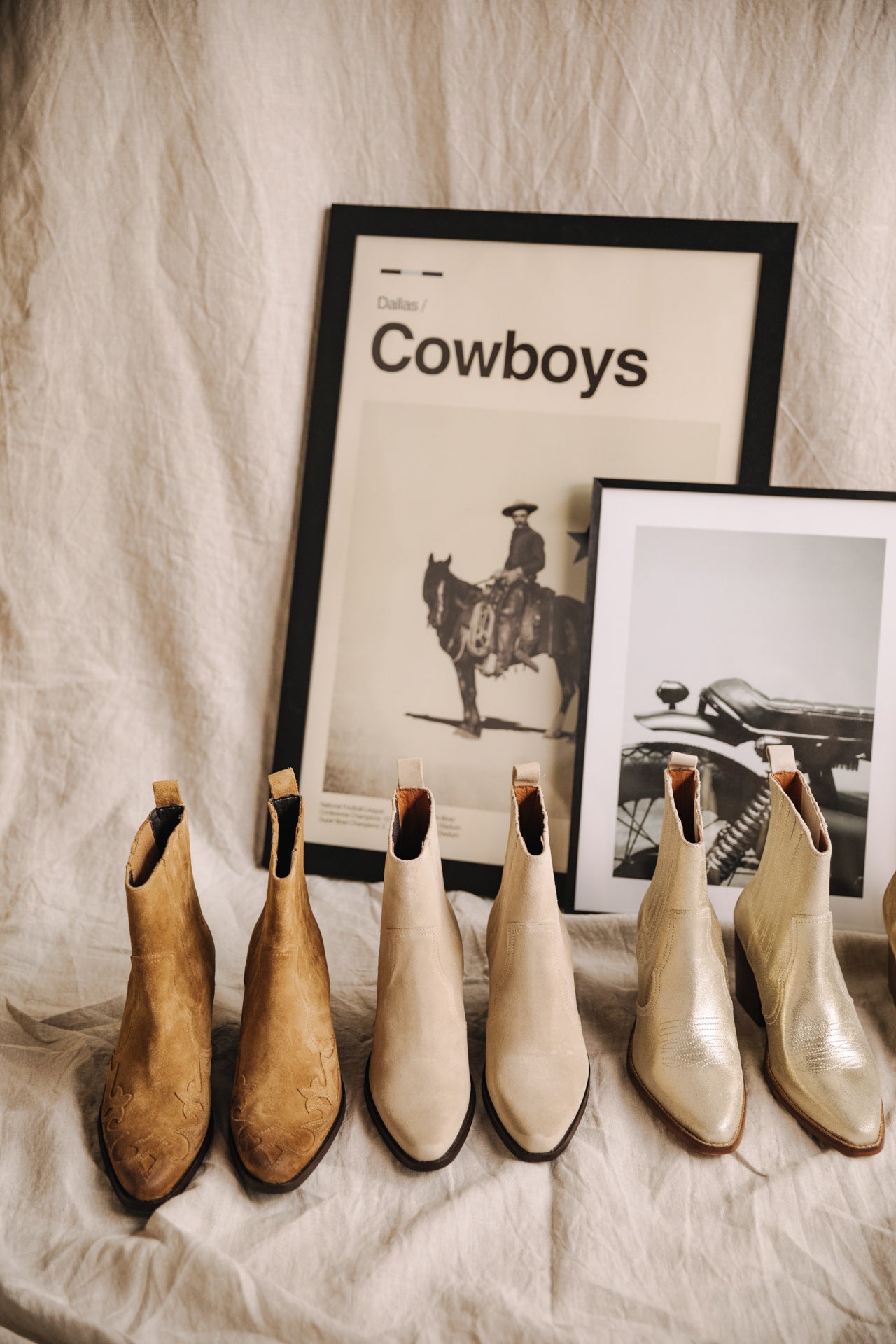 Boots Femme Teresa Metal gold | Freeman T. Porter