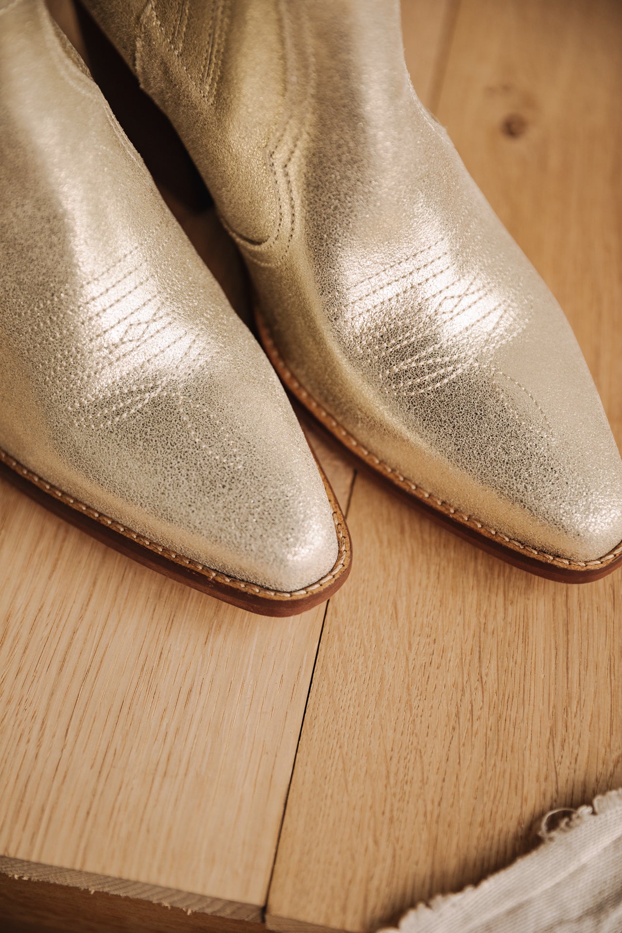 Boots Femme Teresa Metal gold | Freeman T. Porter