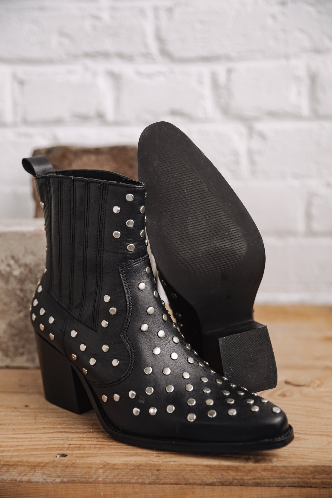 Boots Femme Teresa Studs black | Freeman T. Porter