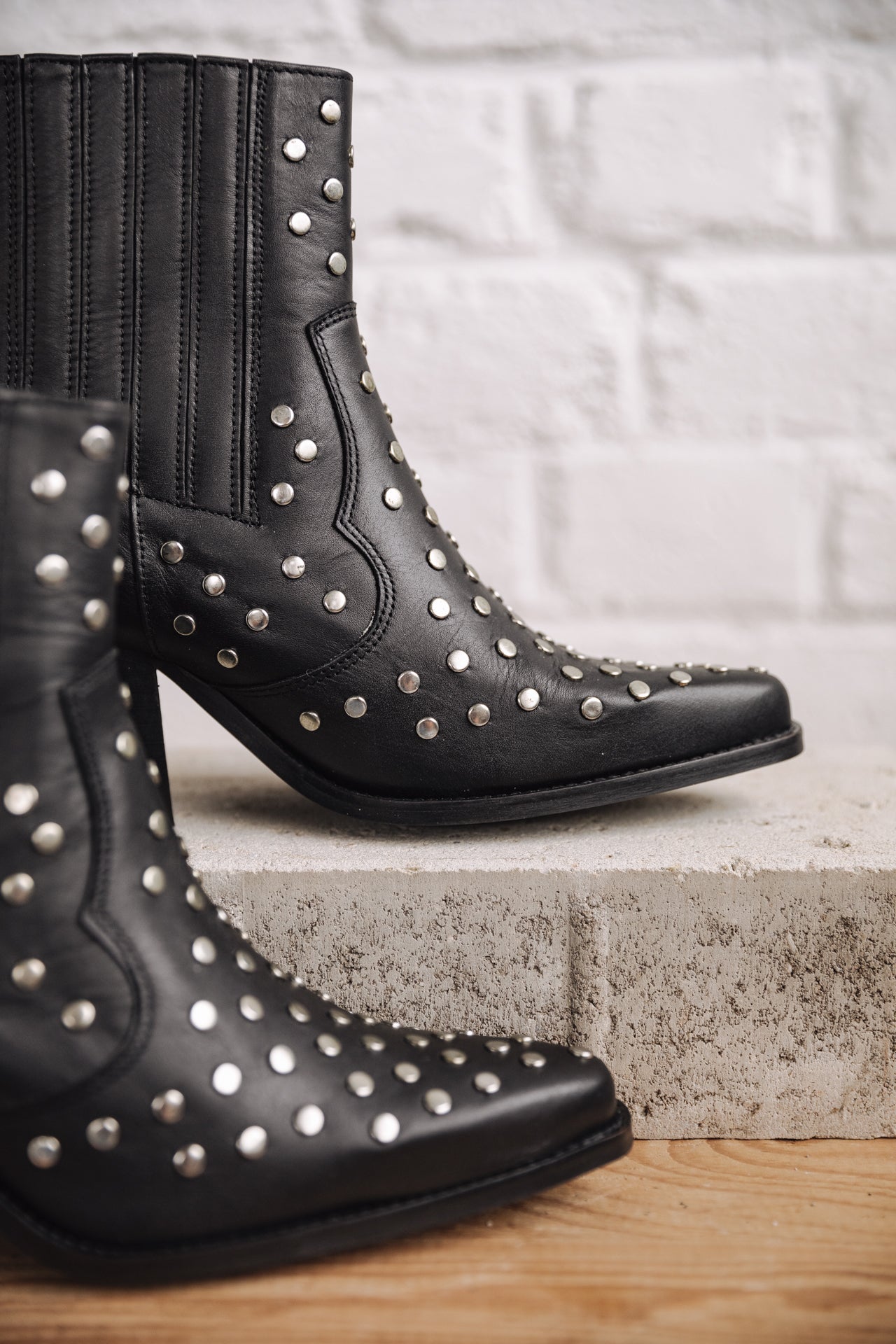 Boots Femme Teresa Studs black | Freeman T. Porter