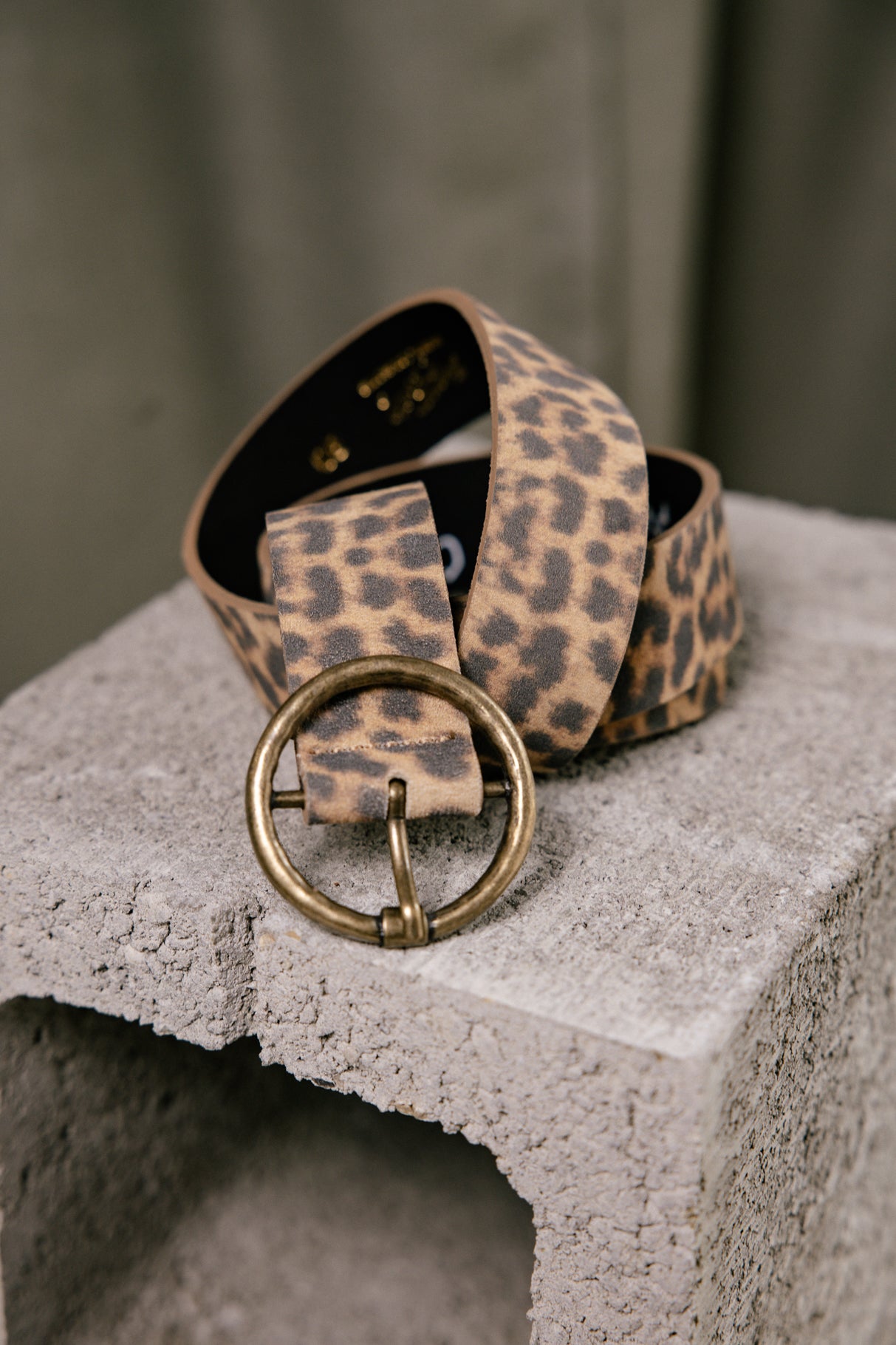 Leather belt Woman Angelisa Leo camel | Freeman T. Porter