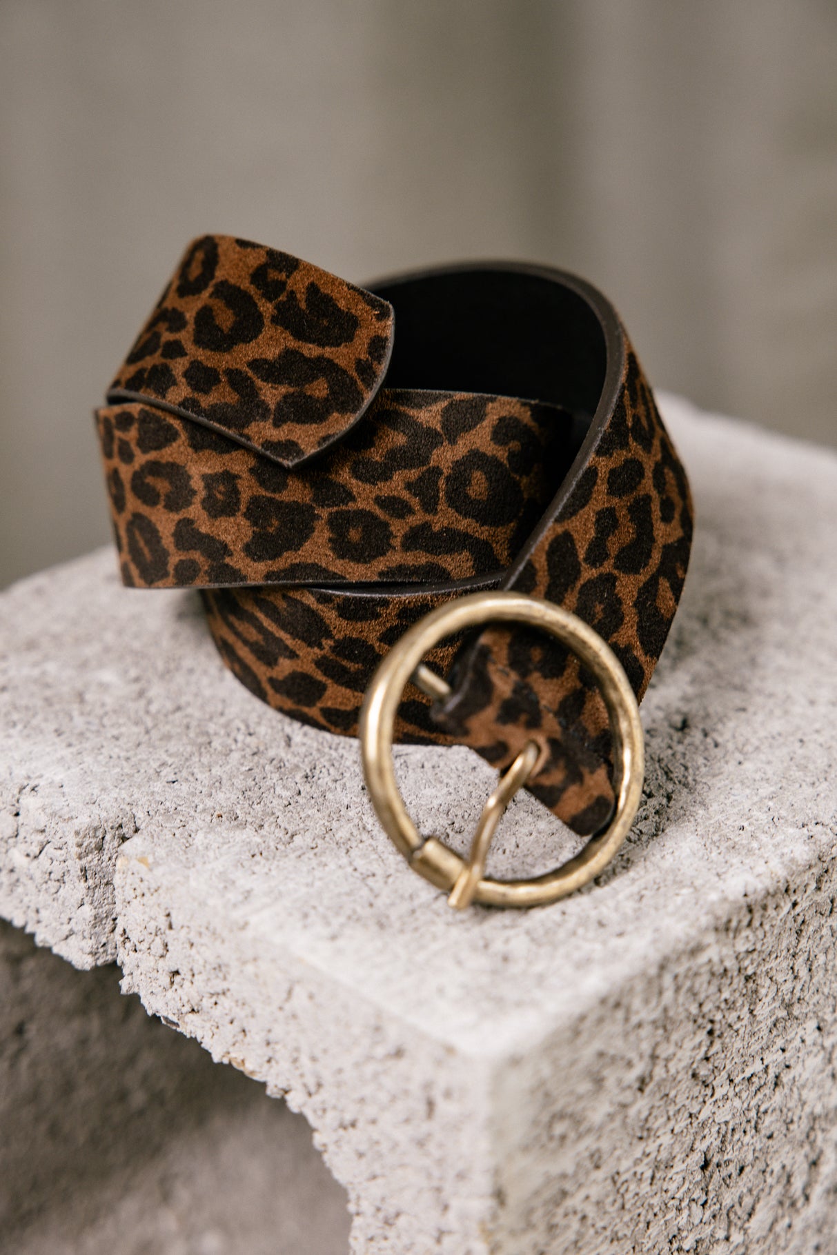 Ceinture en cuir Femme Angelisa Leo brown | Freeman T. Porter