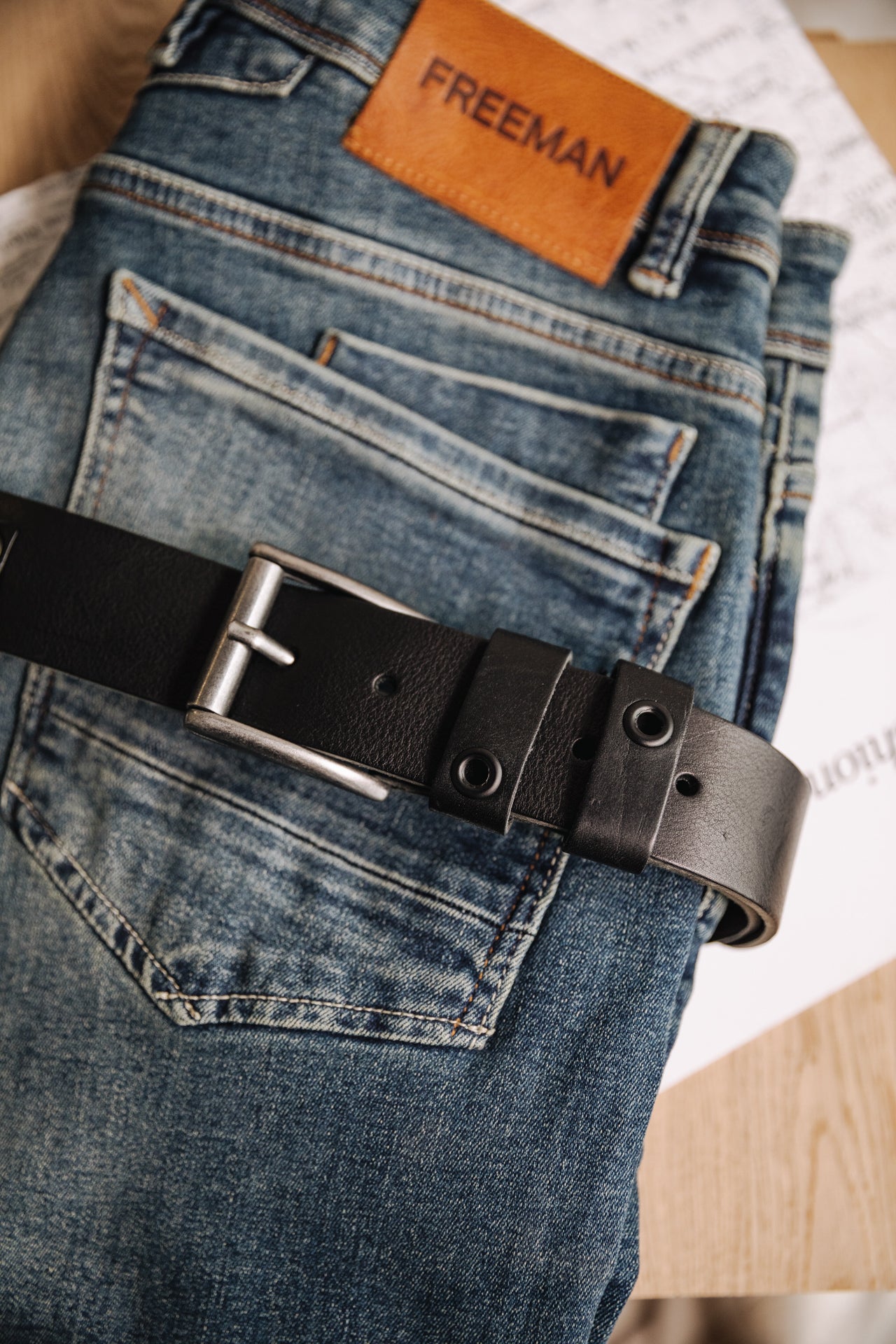 Ceinture Mann Arsene black | Freeman T. Porter