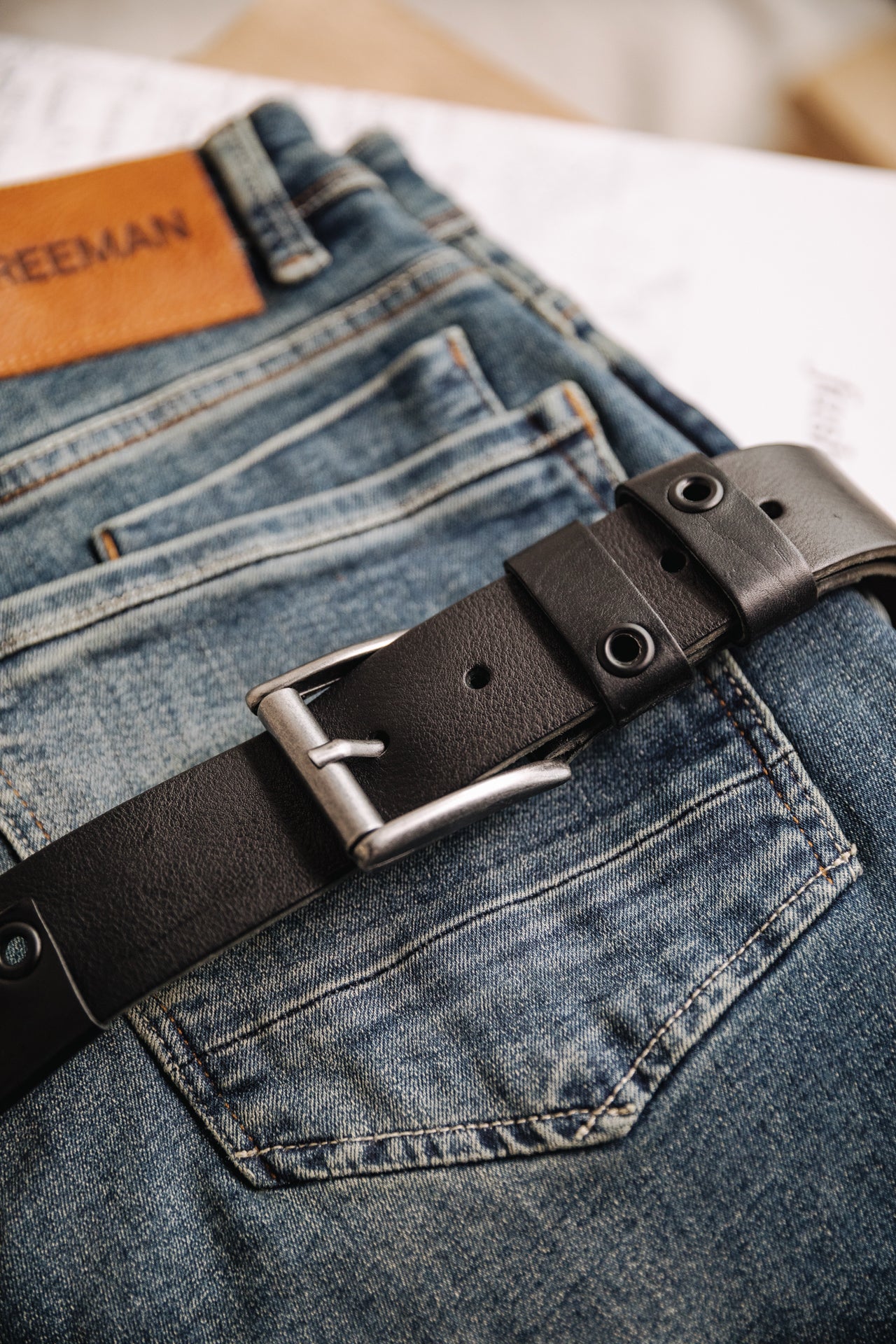 Ceinture Mann Arsene black | Freeman T. Porter