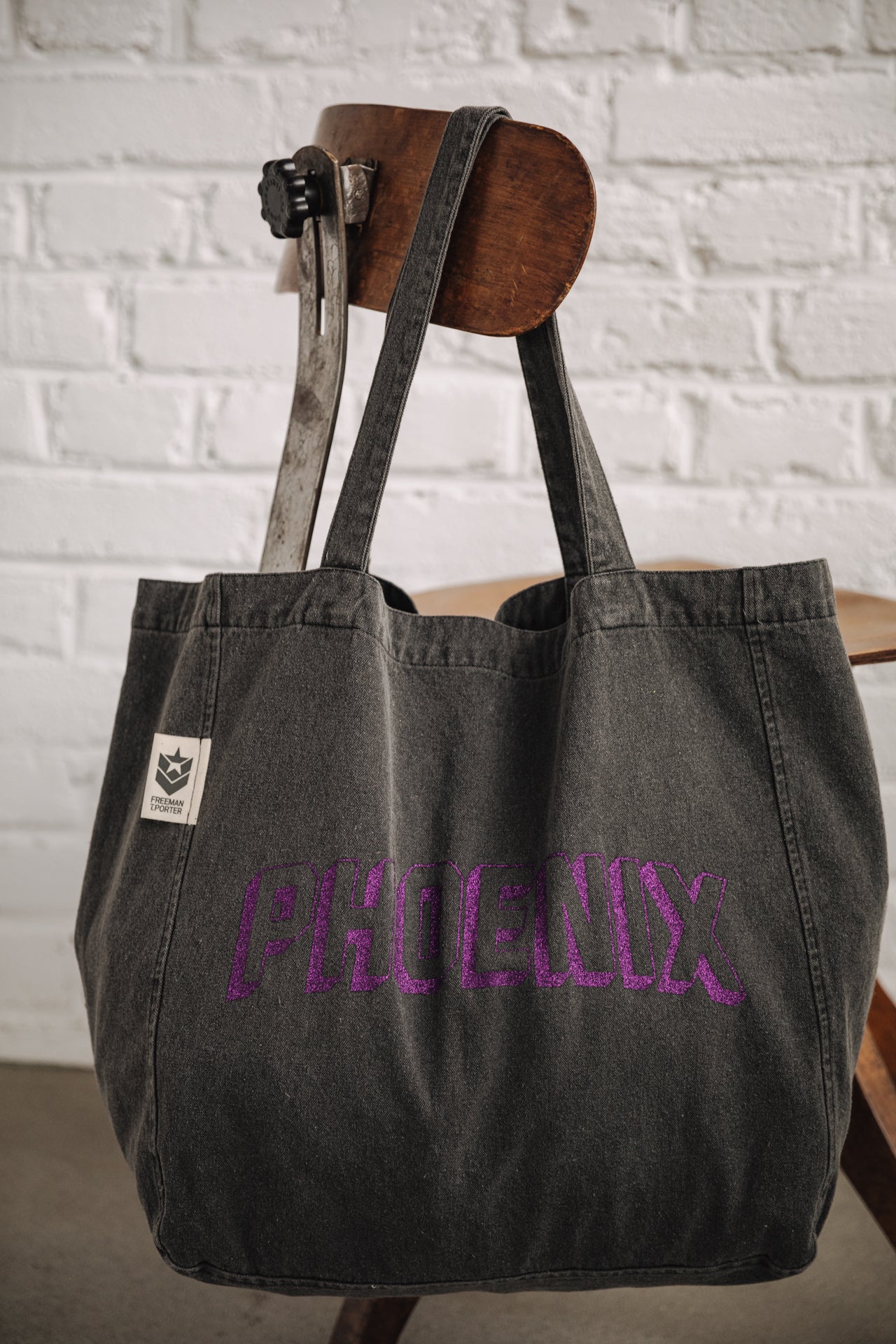 Tote Bag Femme Tunna City old black | Freeman T. Porter