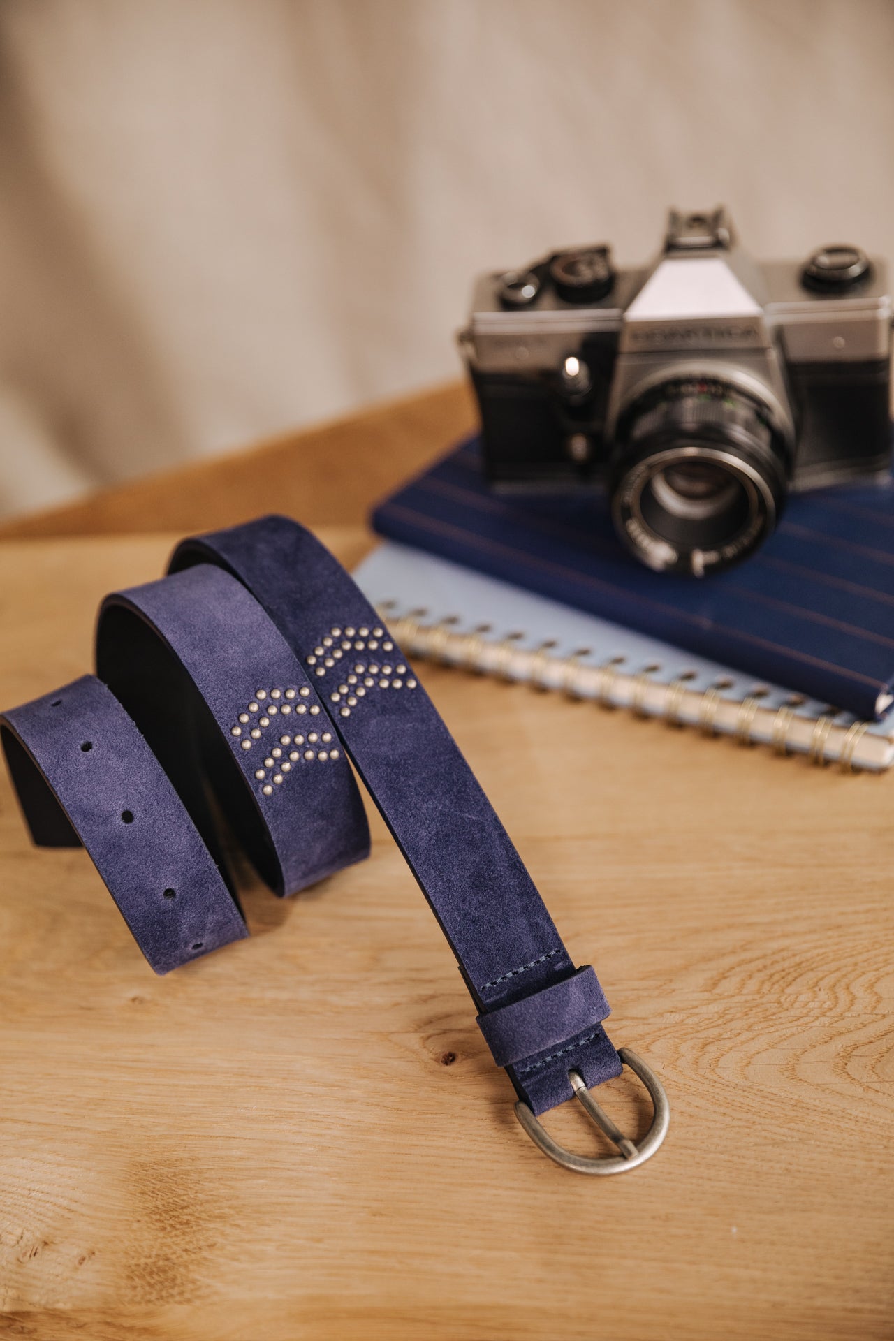 Ceinture Frau Herringbona cobalt | Freeman T. Porter