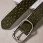 Ceinture en cuir Femme Peralta khaki | Freeman T. Porter
