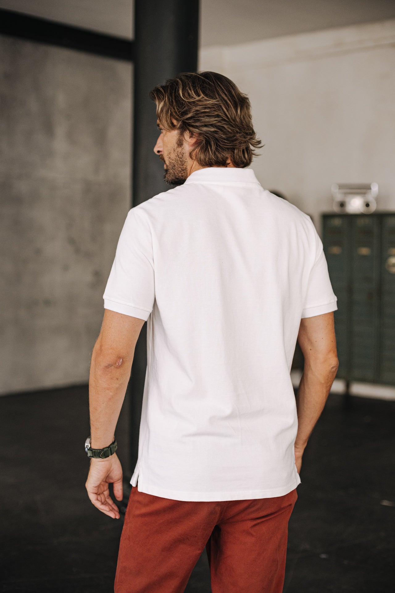 Polo brodé Homme Tadley Icon white | Freeman T. Porter