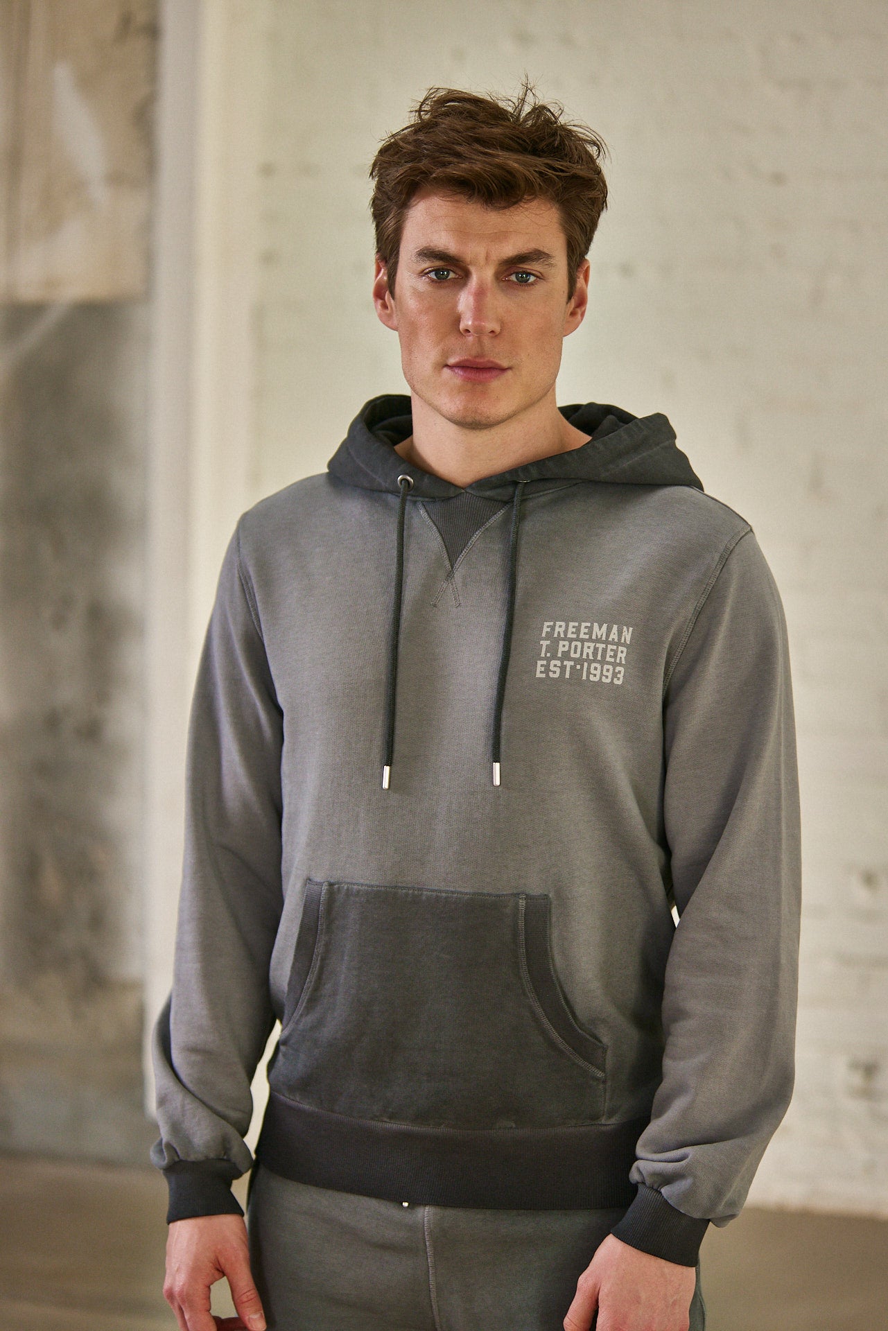 Sweatshirt Homme Nohan Chillout anthra | Freeman T. Porter