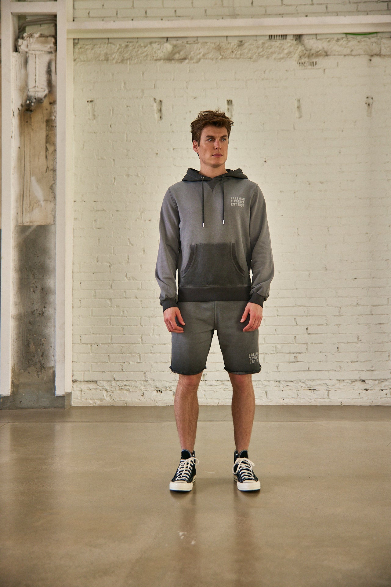 Sweatshirt Homme Nohan Chillout anthra | Freeman T. Porter