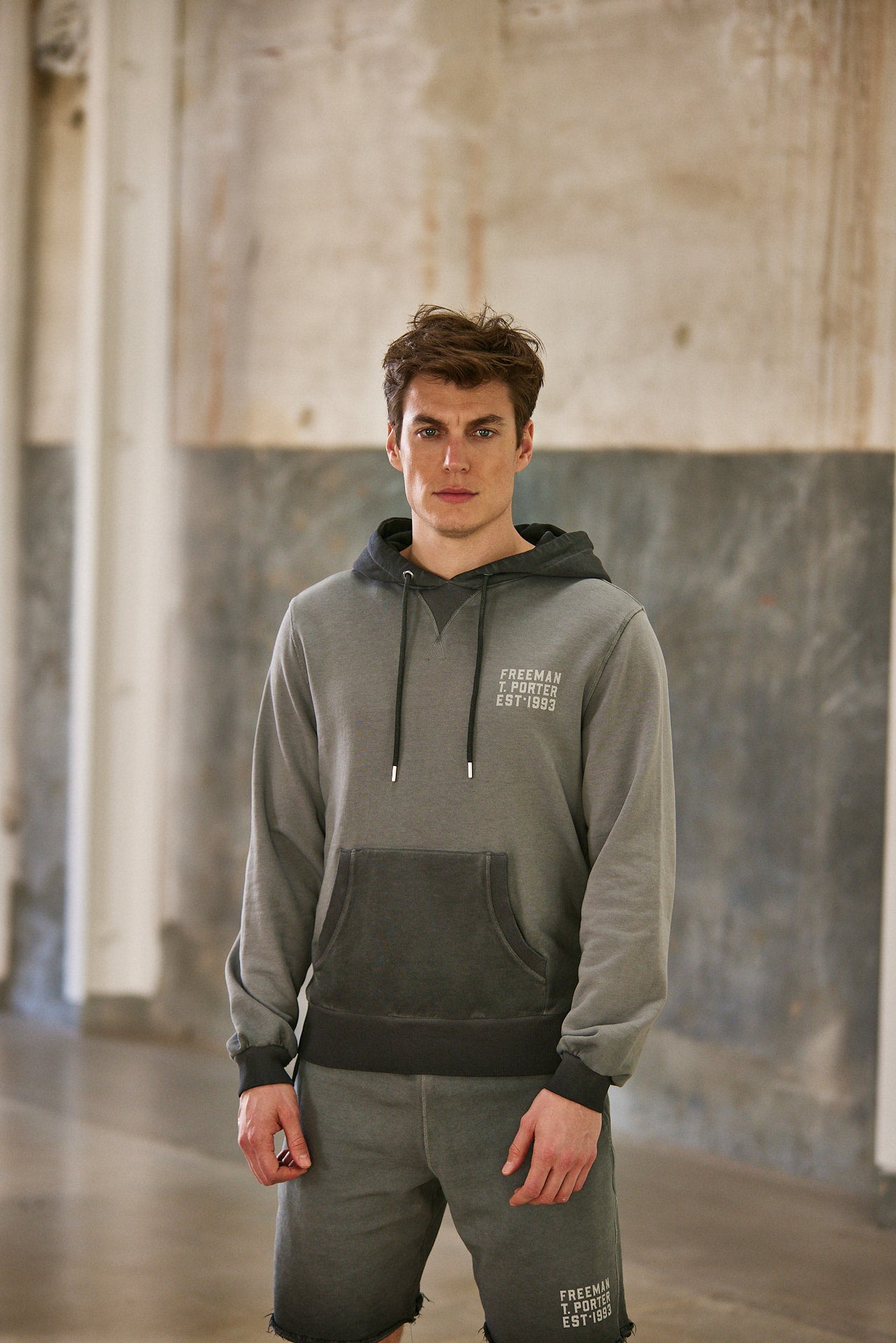 Sweatshirt Homme Nohan Chillout anthra | Freeman T. Porter