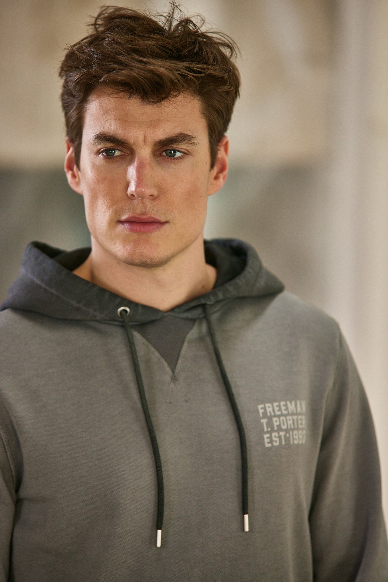 Sweatshirt Homme Nohan Chillout anthra | Freeman T. Porter